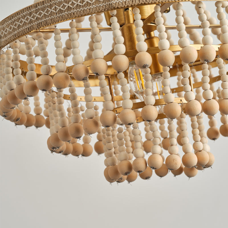 Avrinir Postmodern Luxury Large Wooden Chandelier - Letslighting