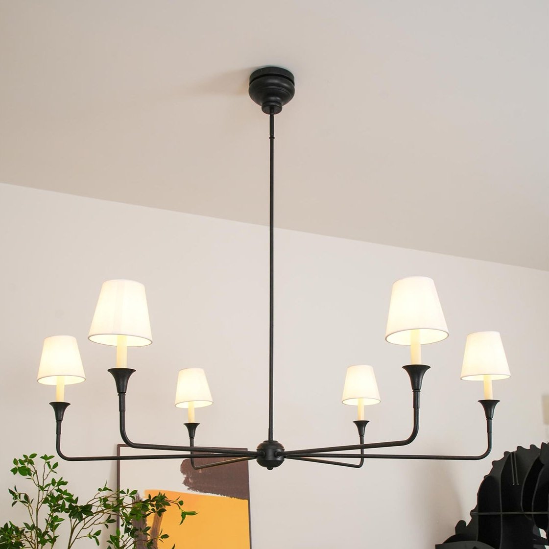 Arthaila Vintage Industrial Grande Fabric Chandelier - Letslighting