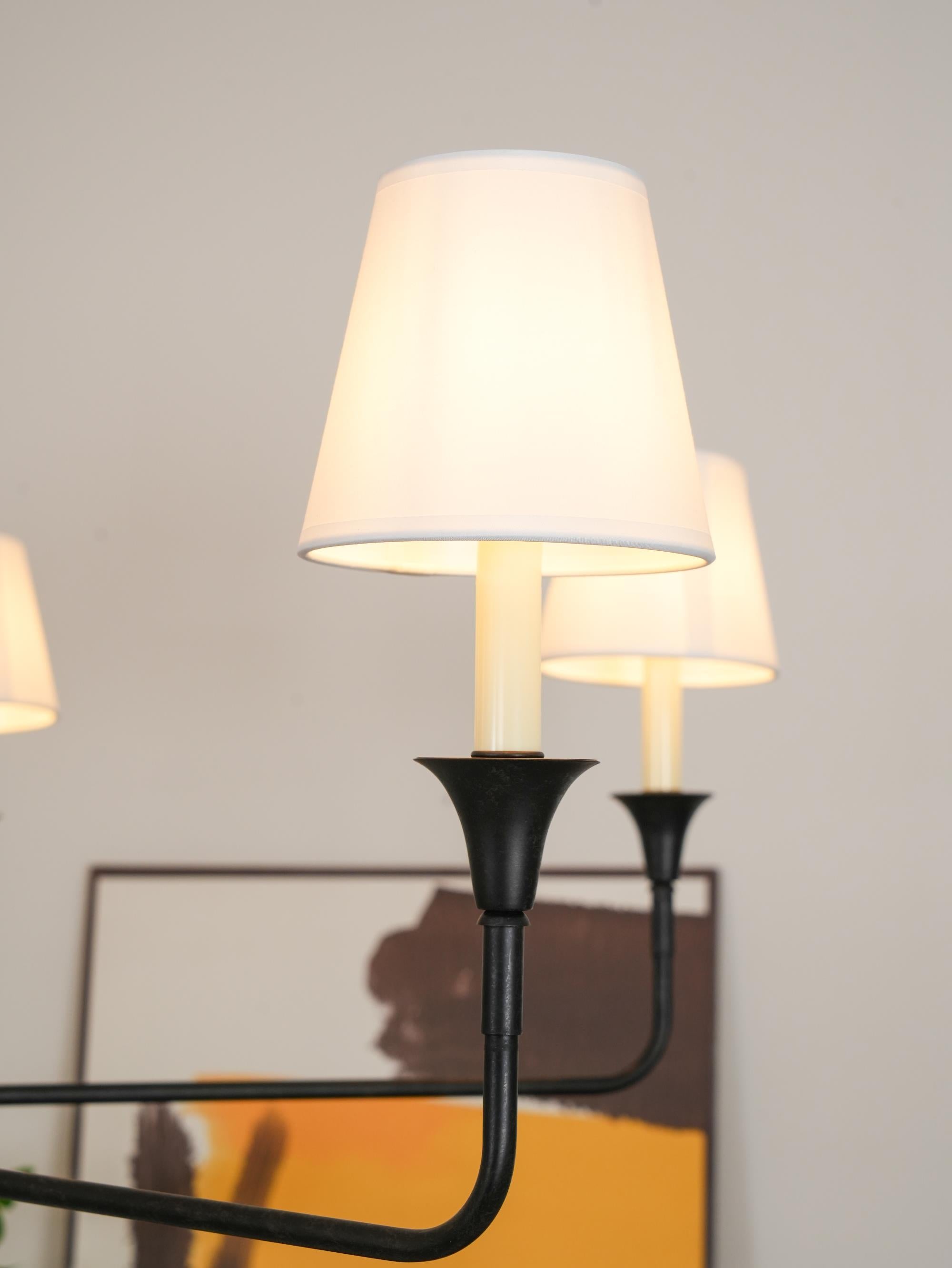 Arthaila Vintage Industrial Grande Fabric Chandelier - Letslighting