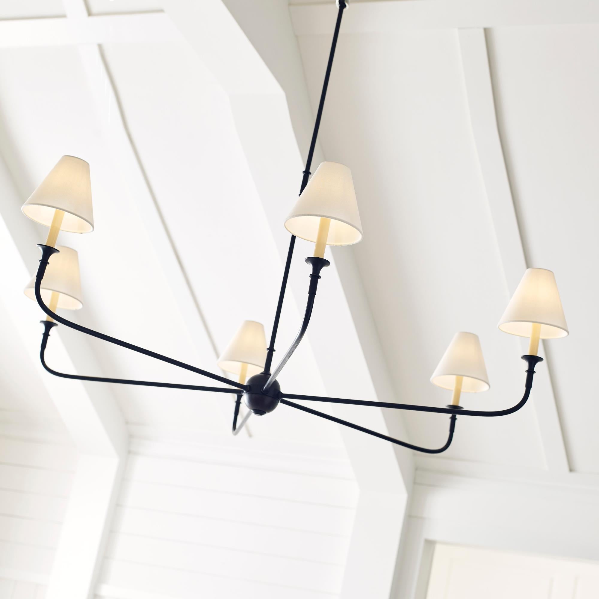 Arthaila Vintage Industrial Grande Fabric Chandelier - Letslighting