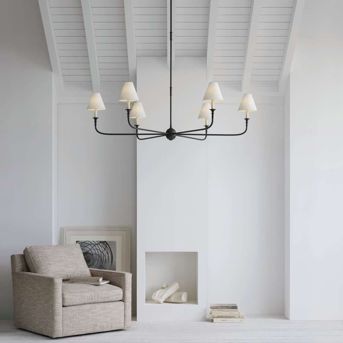 Arthaila Vintage Industrial Grande Fabric Chandelier - Letslighting