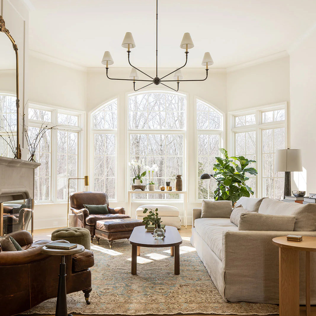 Arthaila Vintage Industrial Grande Fabric Chandelier - Letslighting