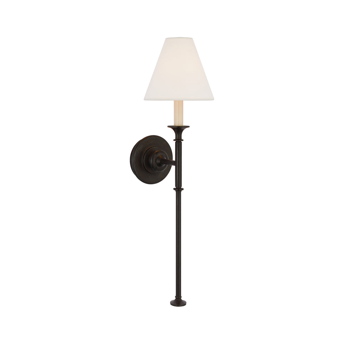Silva Vintage Wall Lamp Fabric Black/White/Brass Arm - Letslighting