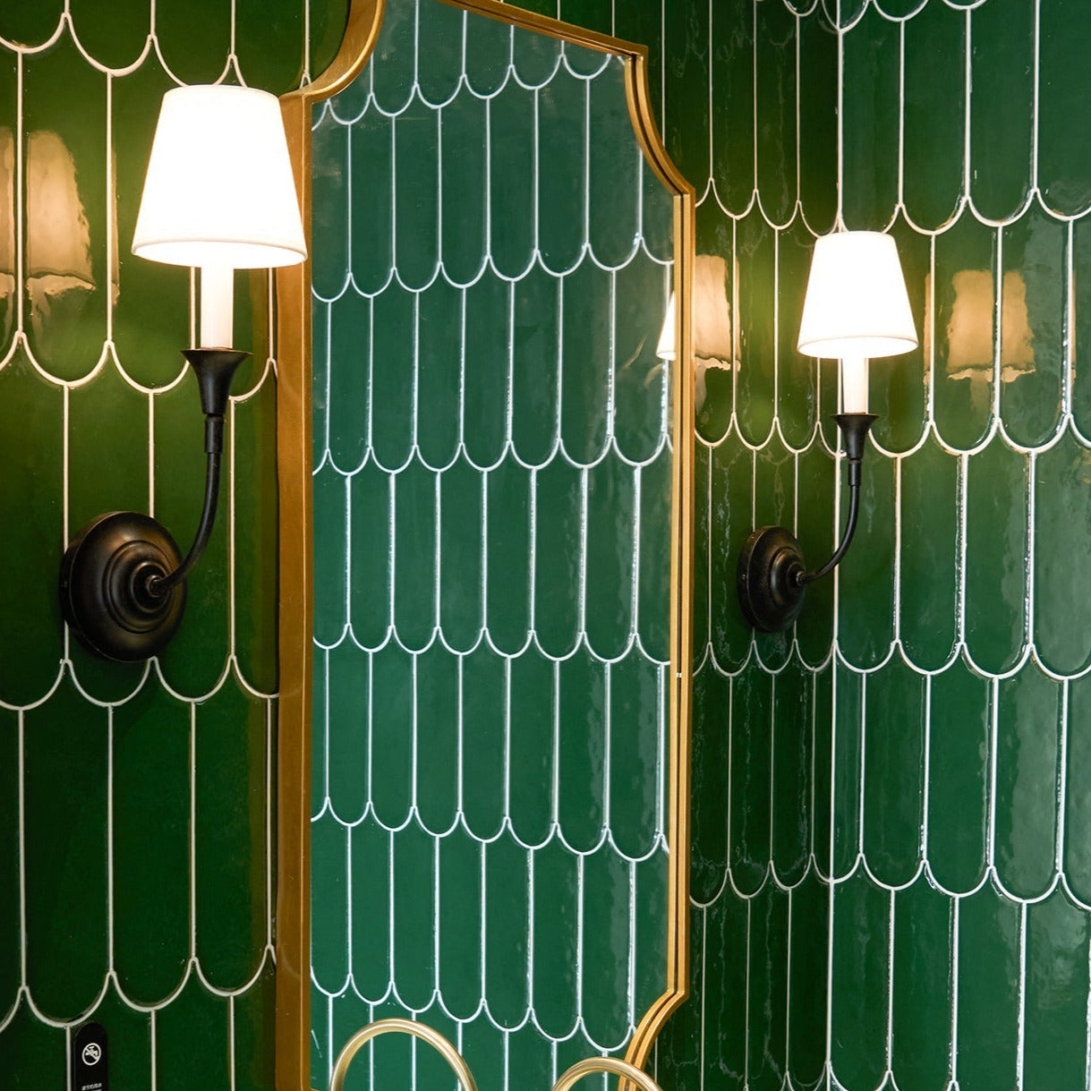 Silva Vintage Wall Lamp Fabric Black/White/Brass Arm - Letslighting