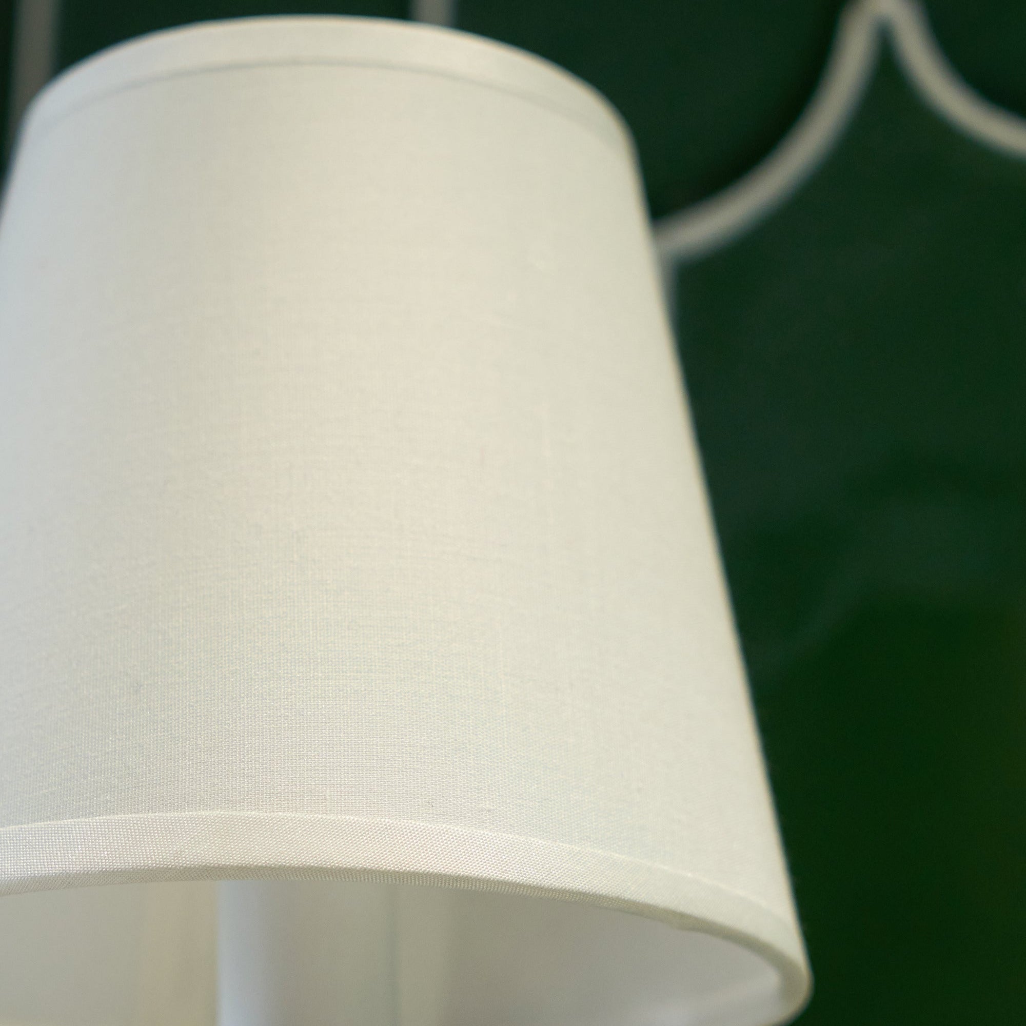 Silva Vintage Wall Lamp Fabric Black/White/Brass Arm - Letslighting