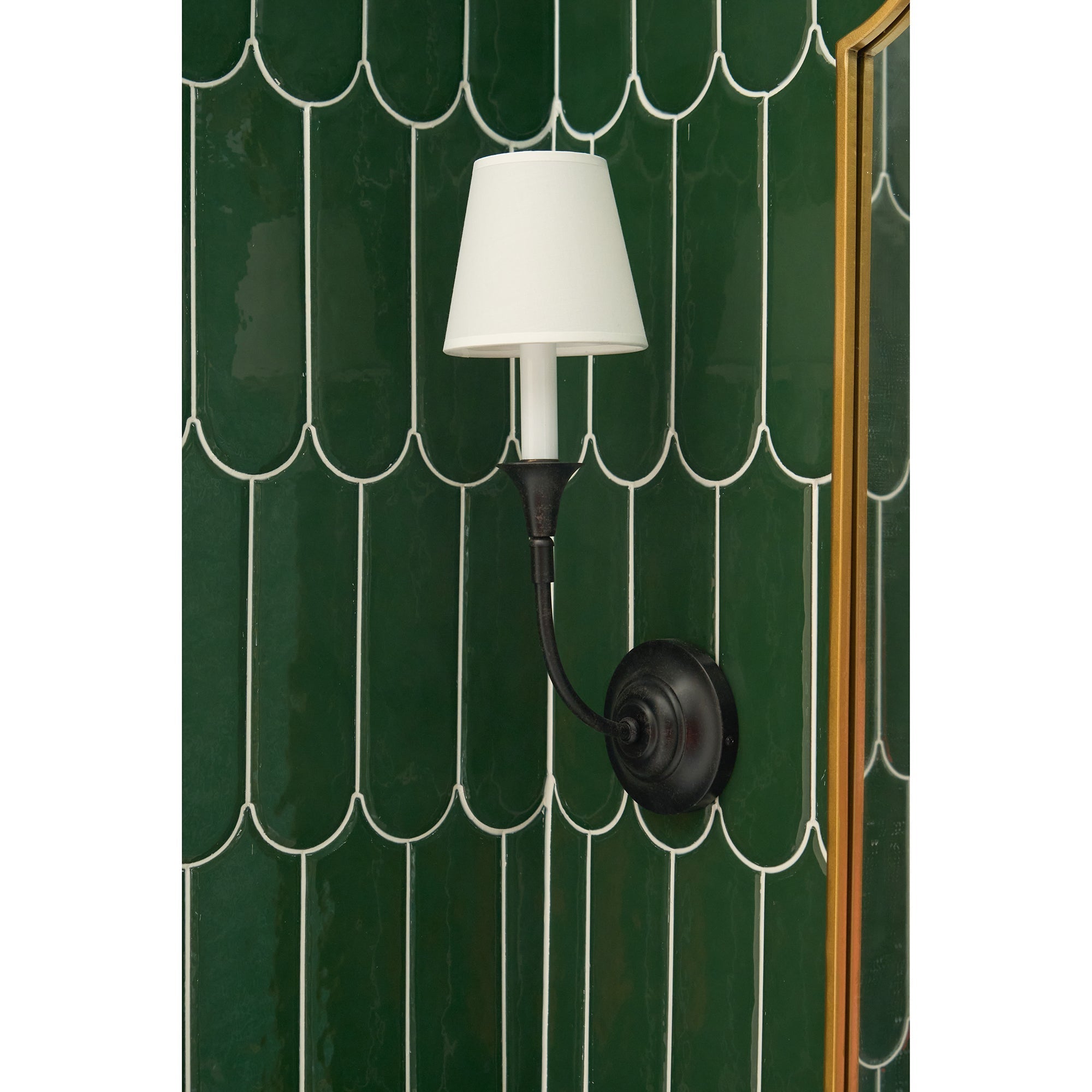 Cygnus Modern Minimalist Traditional Black Fabric Wall Lamp - Letslighting