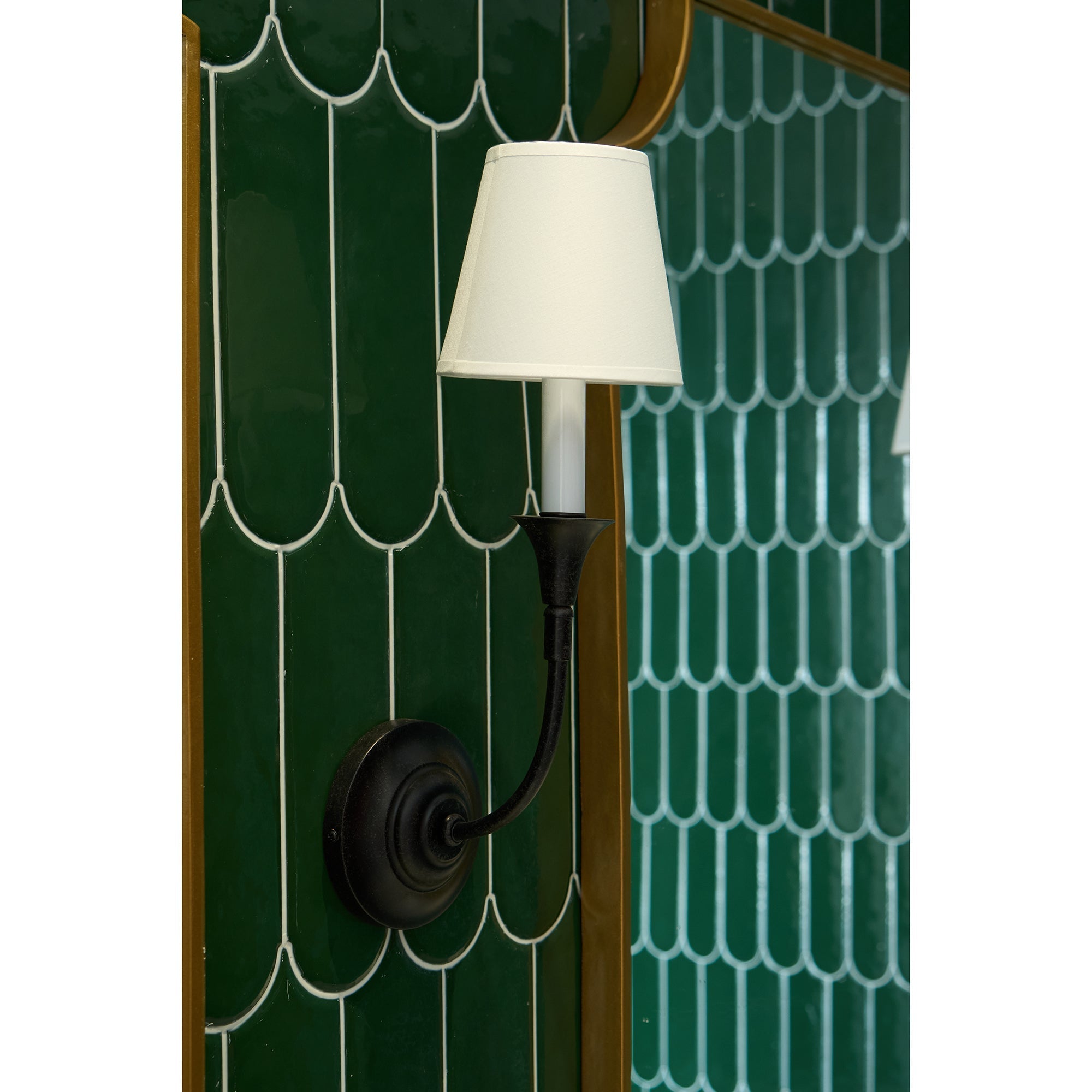 Cygnus Modern Minimalist Traditional Black Fabric Wall Lamp - Letslighting