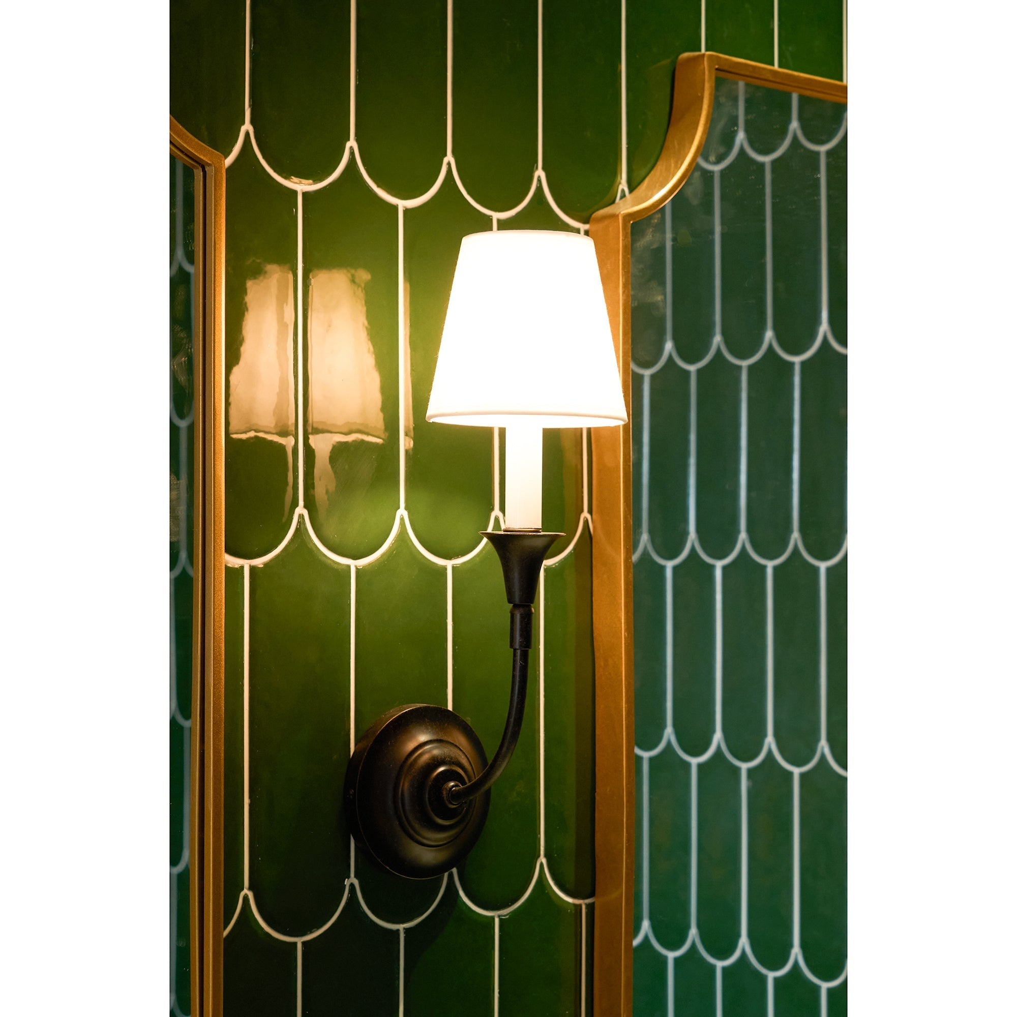 Cygnus Modern Minimalist Traditional Black Fabric Wall Lamp - Letslighting