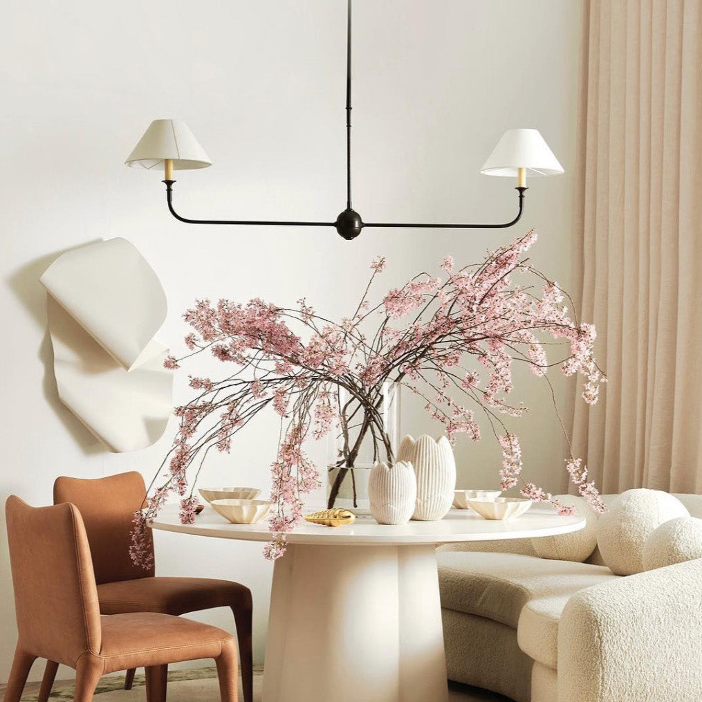 Silva Modern Linear LED Chandelier Metal Living Room Bedroom