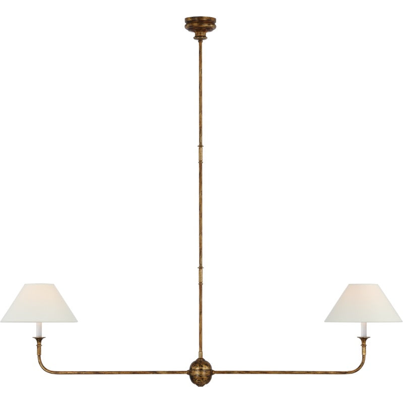 Silva Modern Linear LED Chandelier Metal Living Room Bedroom