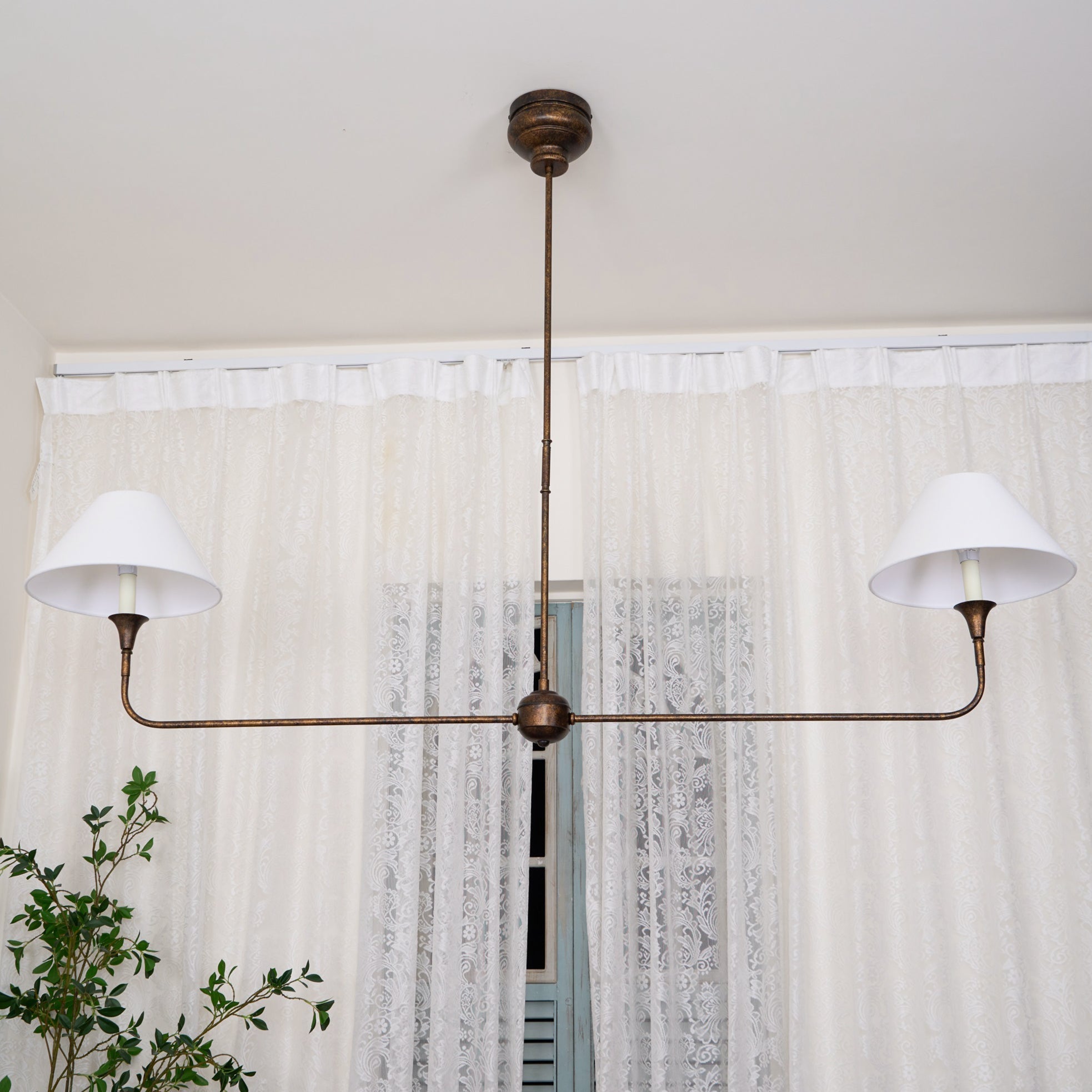 Silva Modern Linear LED Chandelier Metal Living Room Bedroom