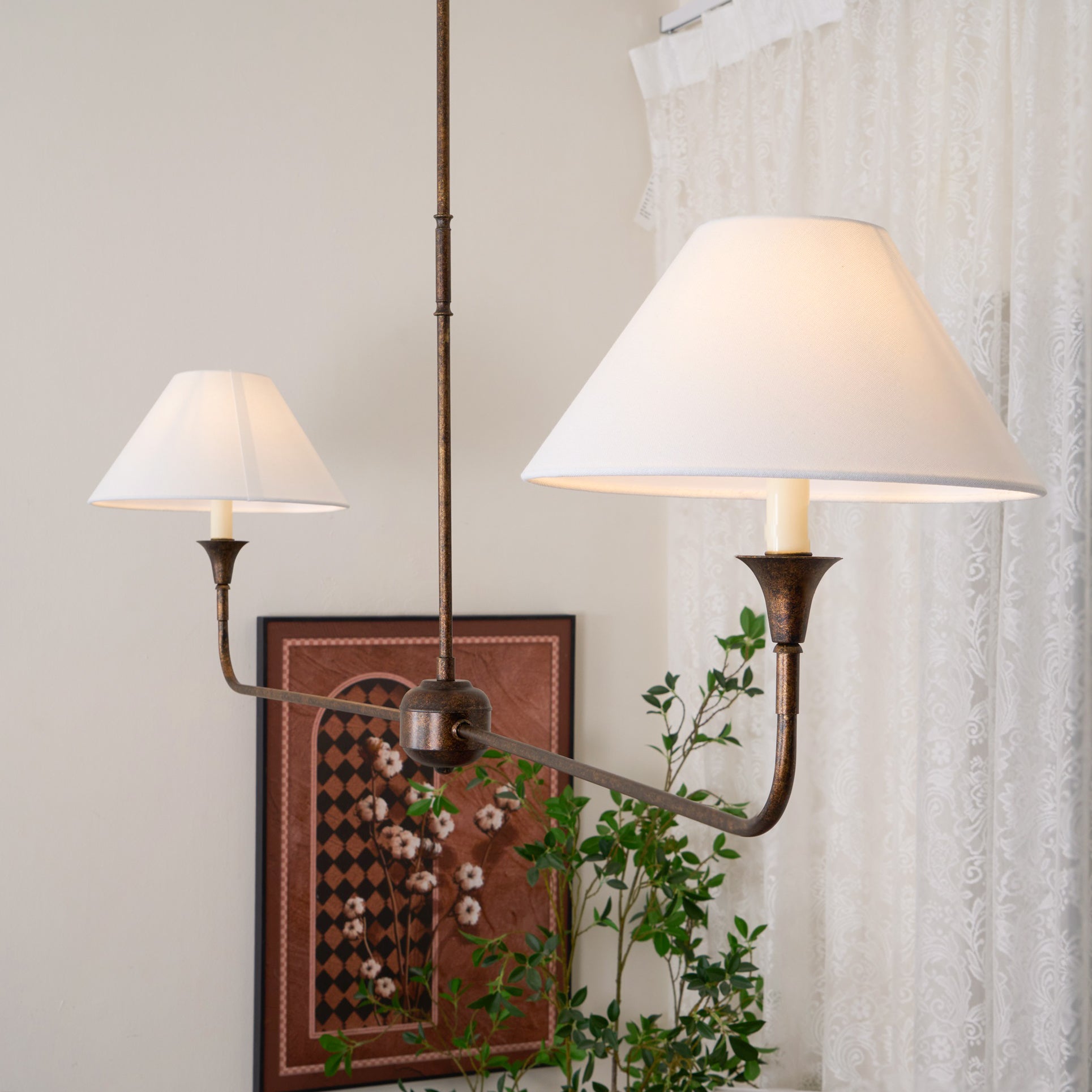 Silva Modern Linear LED Chandelier Metal Living Room Bedroom