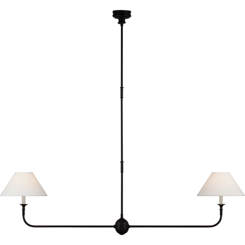 Silva Modern Linear LED Chandelier Metal Living Room Bedroom