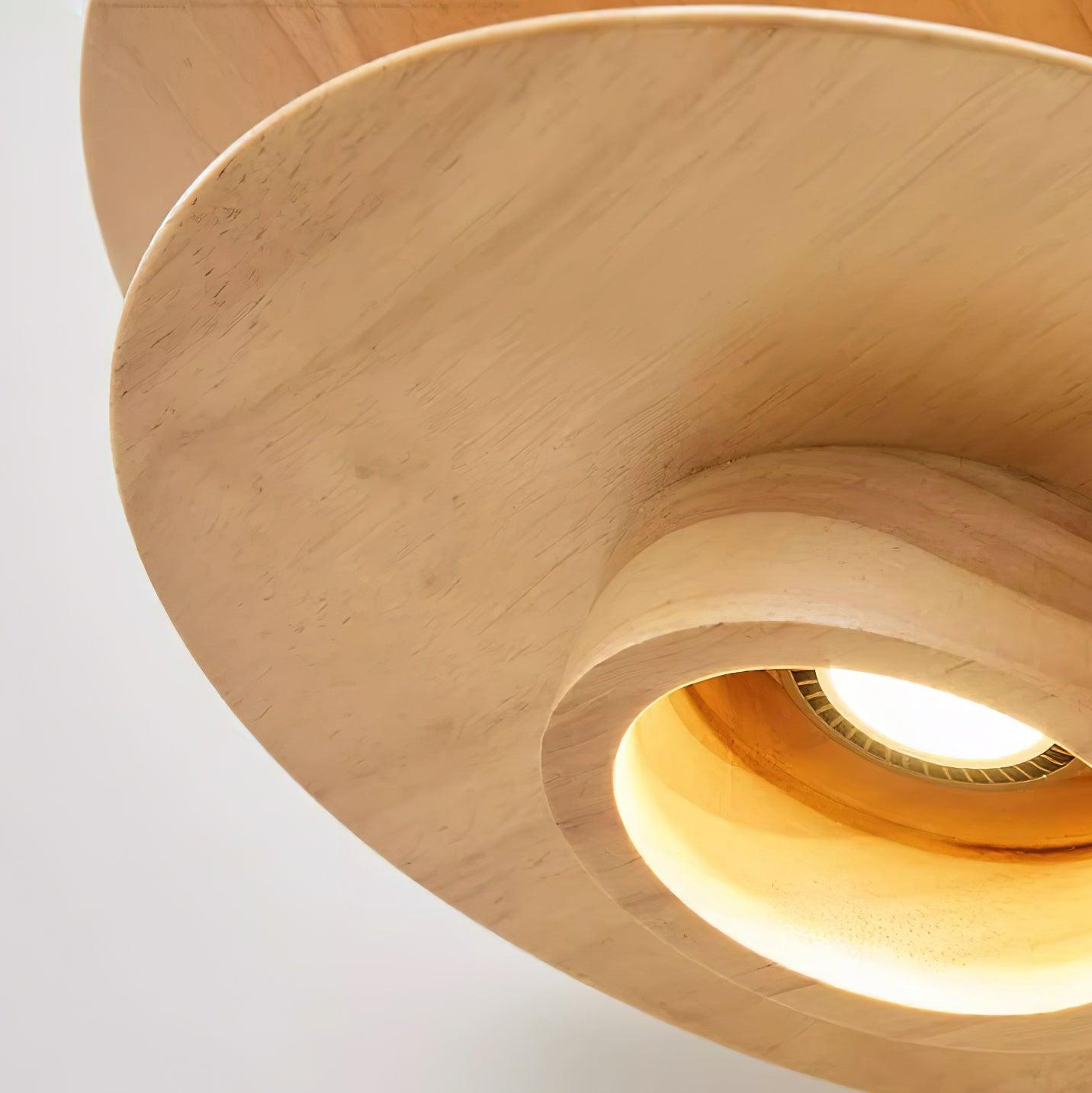 Muto Mid Century Walnut Pendant Light - Letslighting