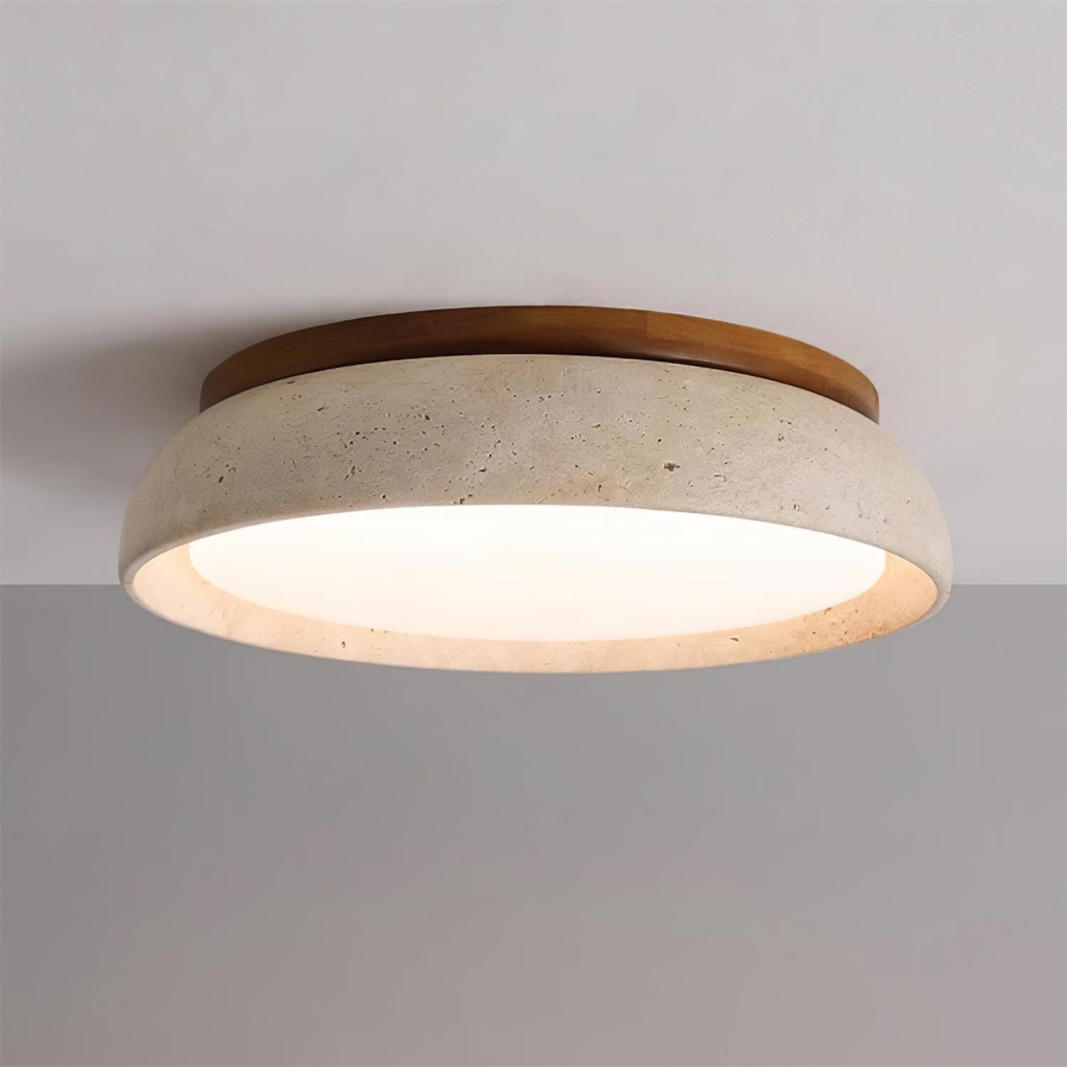 Ritta Ceiling Light Piedra Travertine
