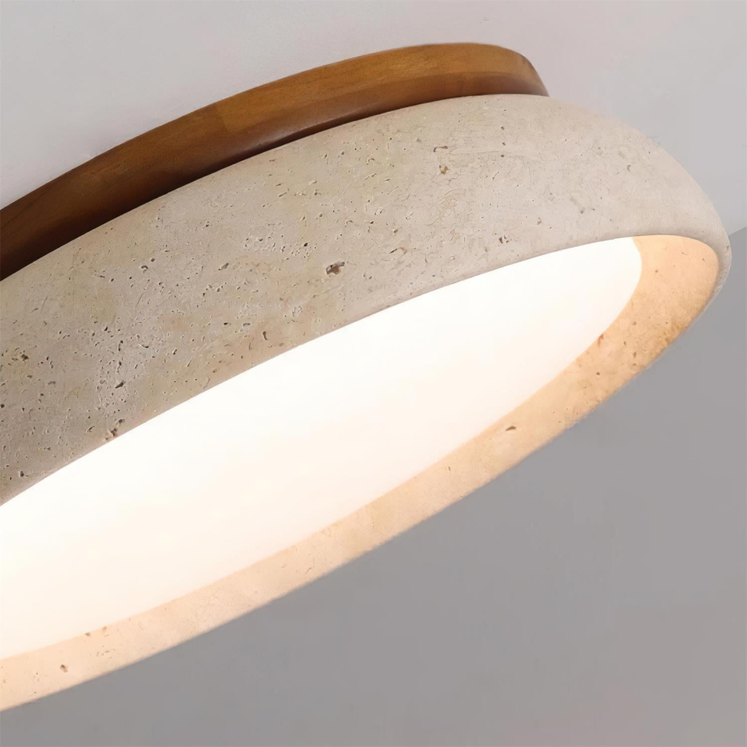 Ritta Ceiling Light Piedra Travertine