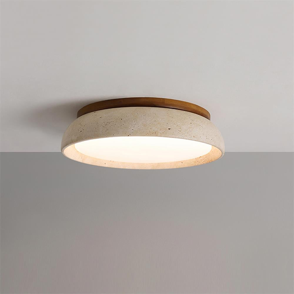 Ritta Ceiling Light Piedra Travertine