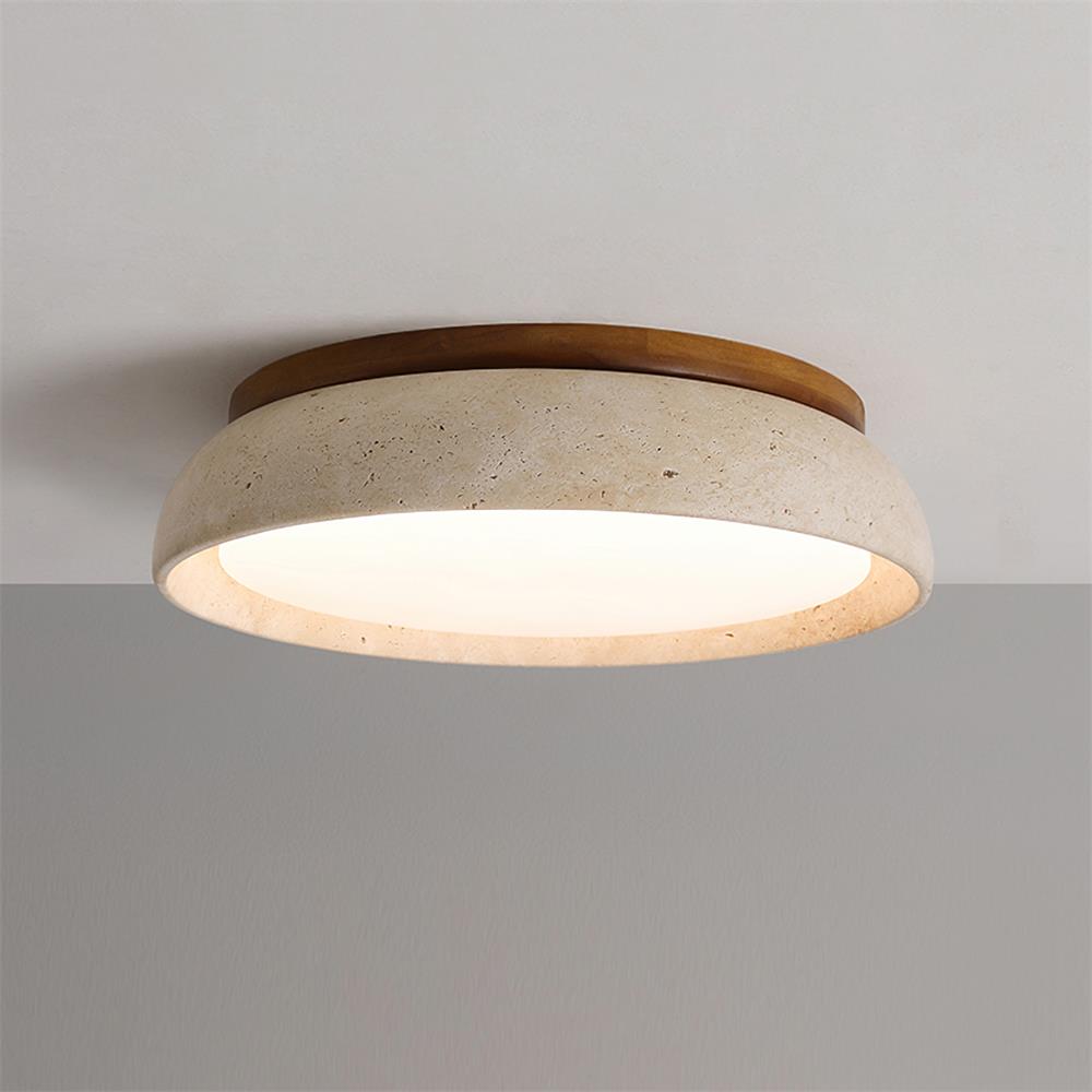 Ritta Ceiling Light Piedra Travertine