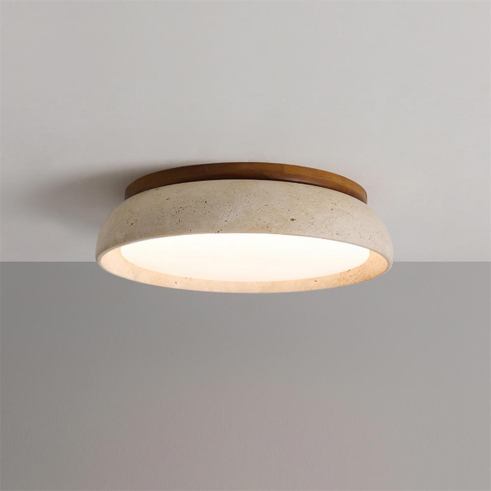 Ritta Ceiling Light Piedra Travertine