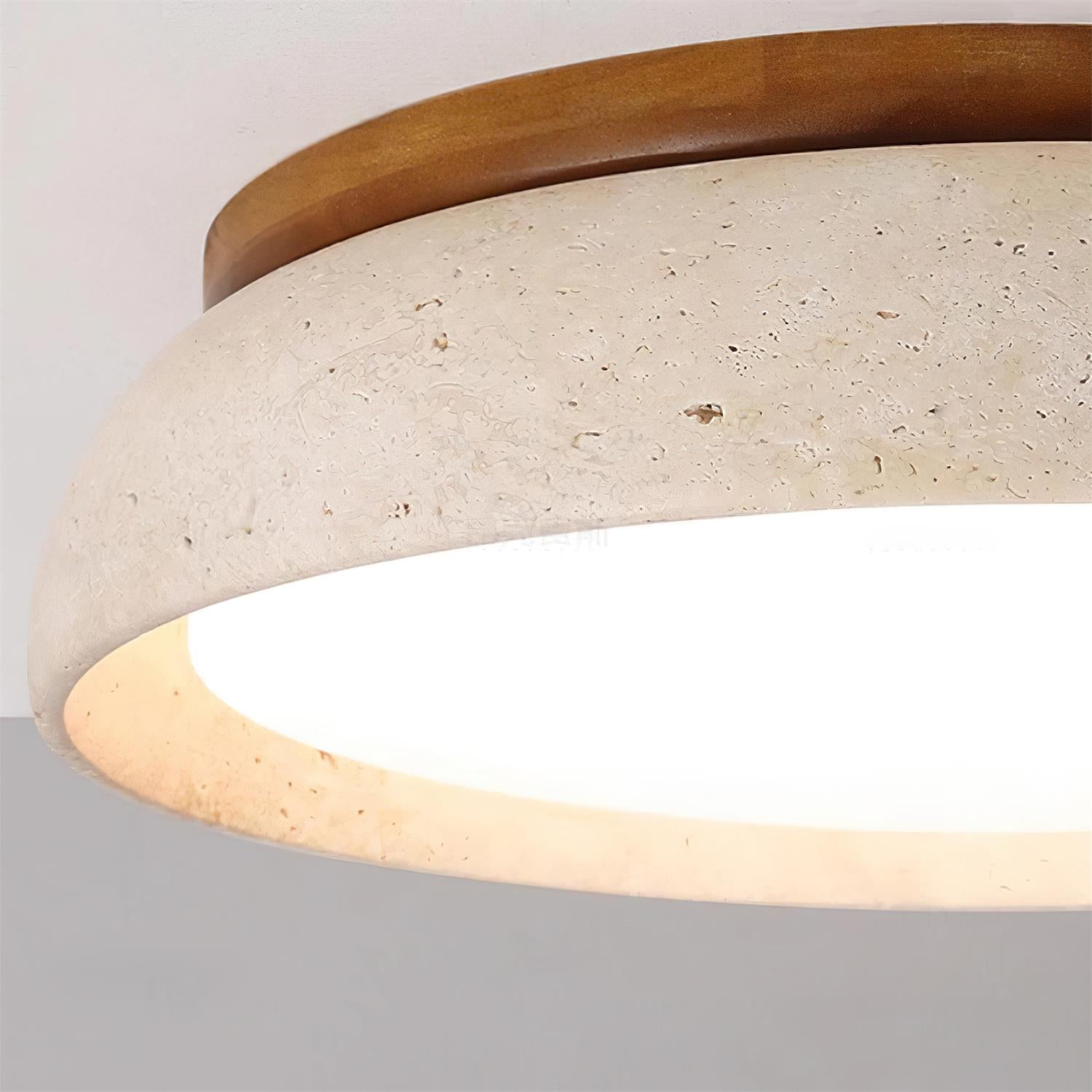 Ritta Ceiling Light Piedra Travertine
