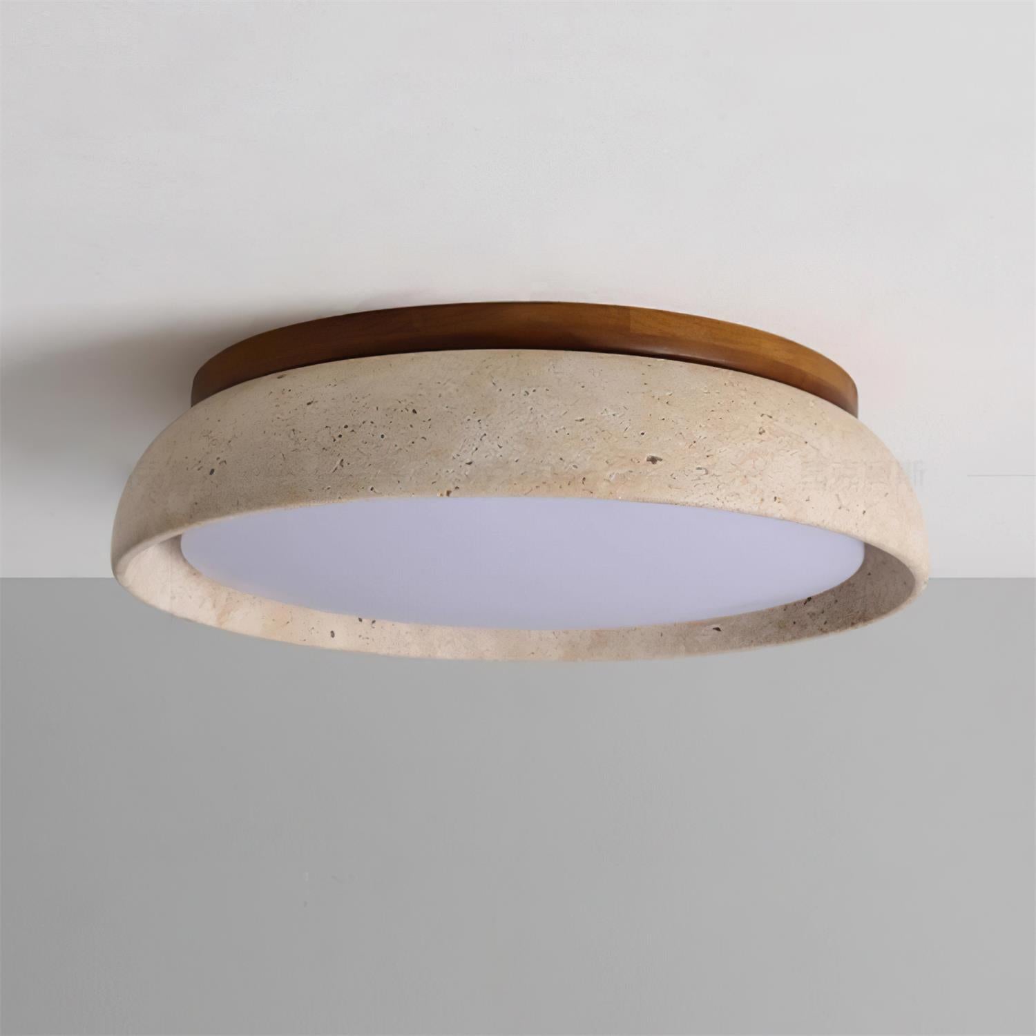 Ritta Ceiling Light Piedra Travertine