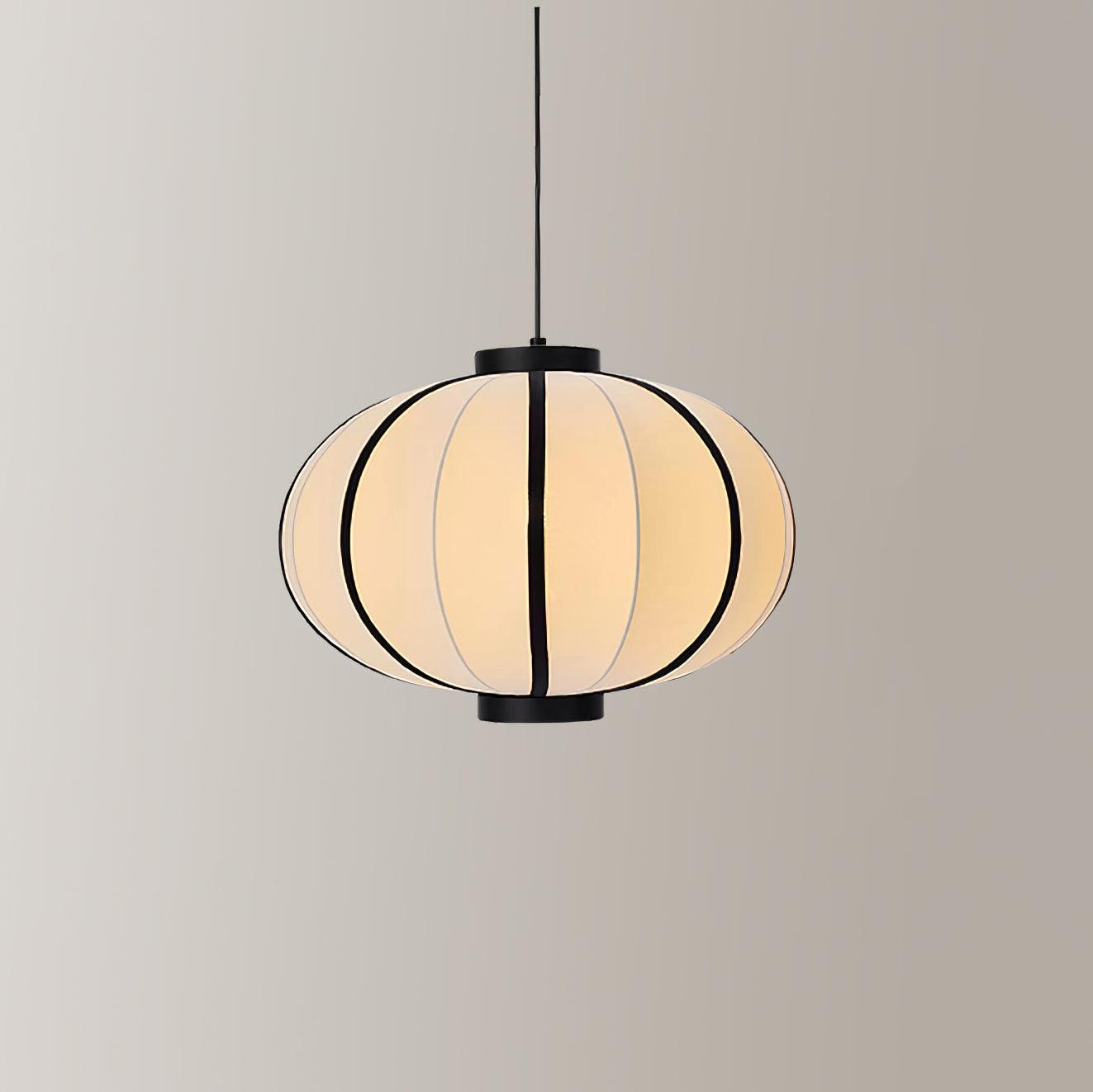 Pendant Lamp Fabric Lantern Shade Frame Vintage - Letslighting