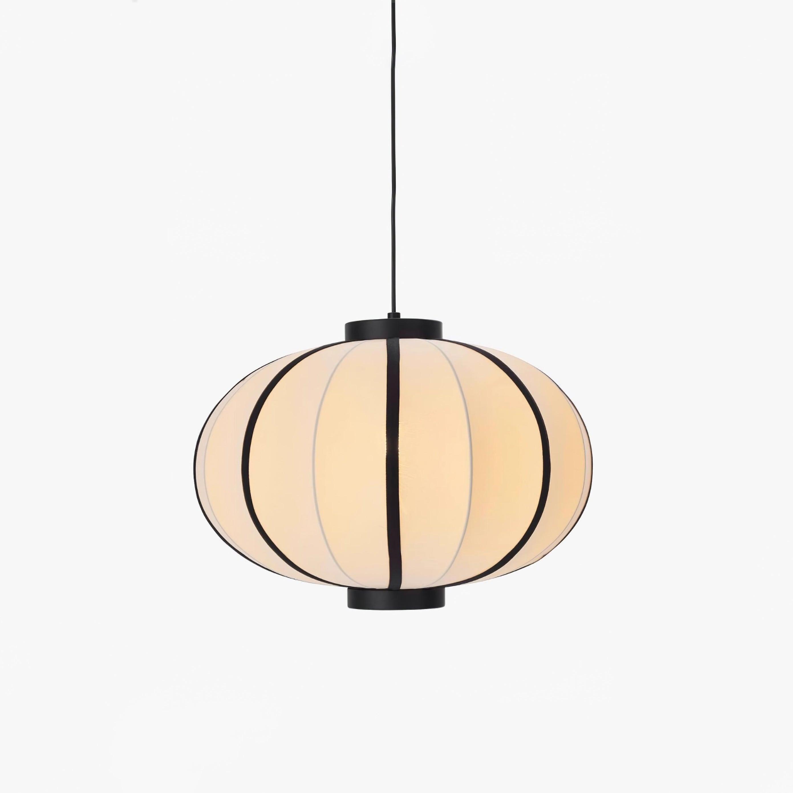 Pendant Lamp Fabric Lantern Shade Frame Vintage - Letslighting