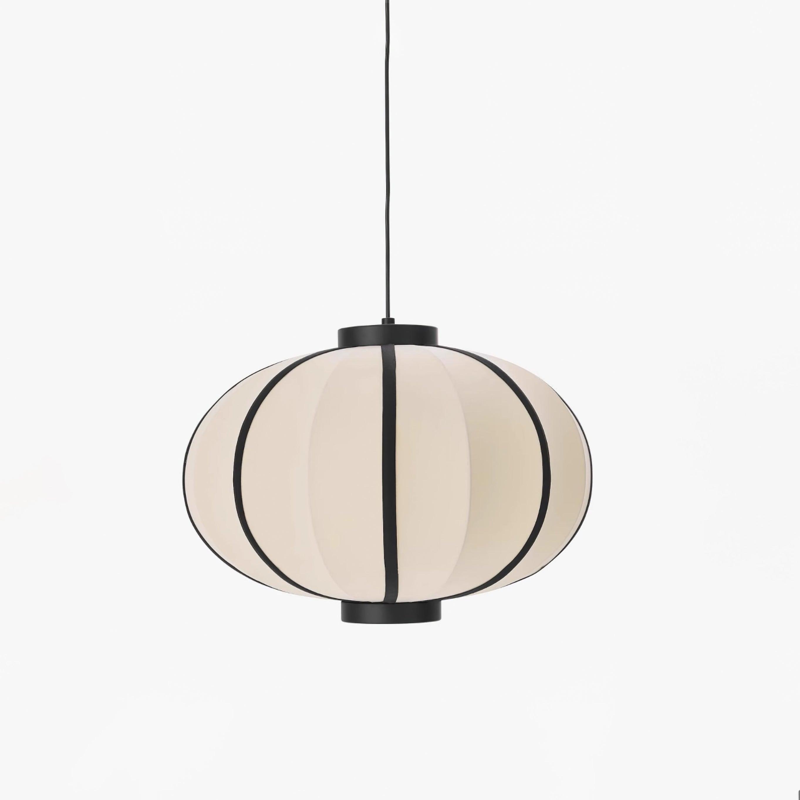Pendant Lamp Fabric Lantern Shade Frame Vintage - Letslighting