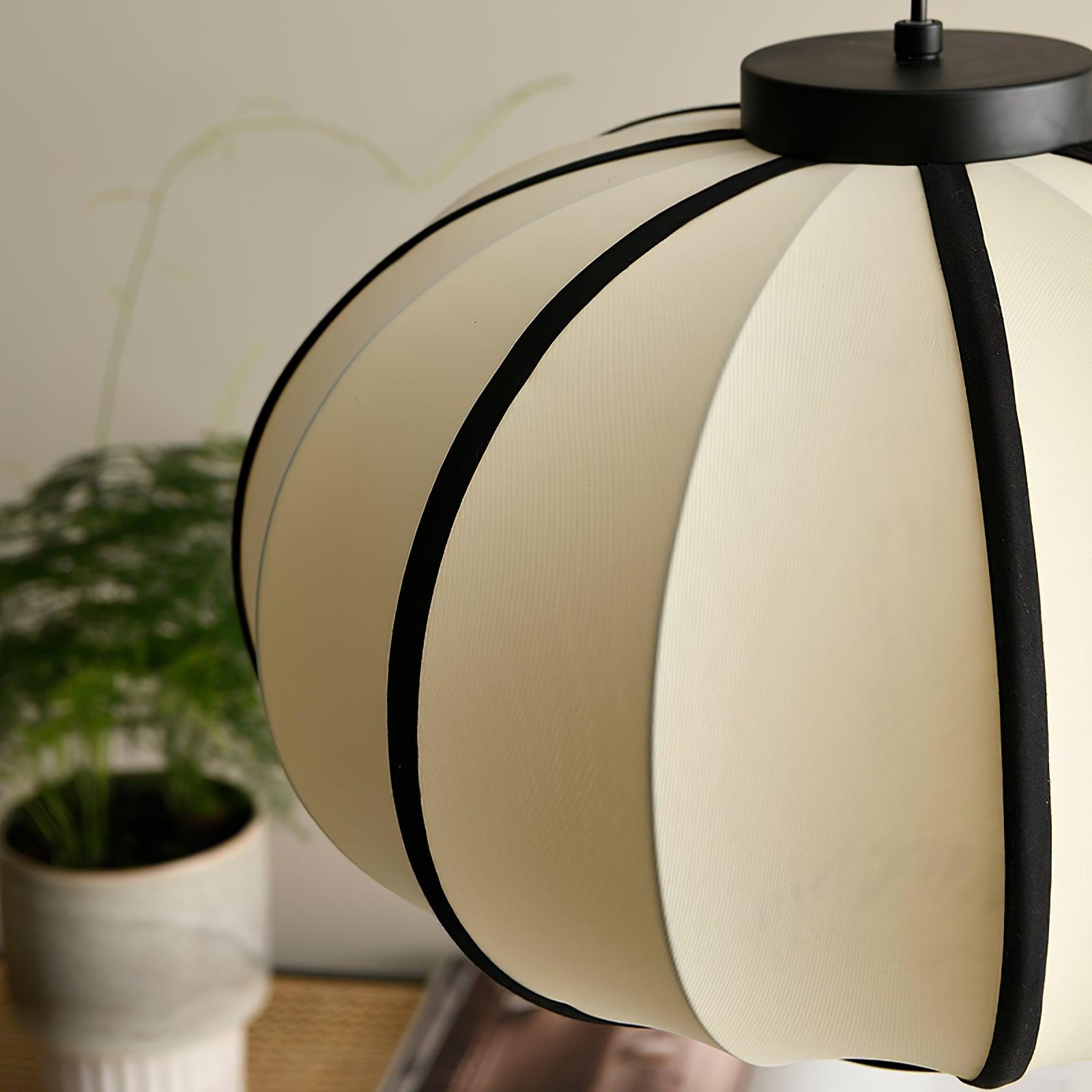 Pendant Lamp Fabric Lantern Shade Frame Vintage - Letslighting