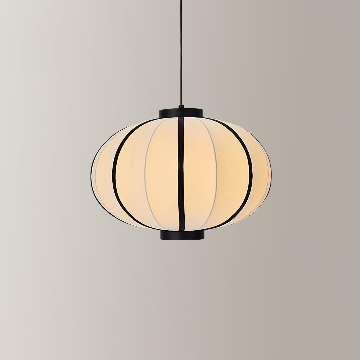 Pendant Lamp Fabric Lantern Shade Frame Vintage - Letslighting