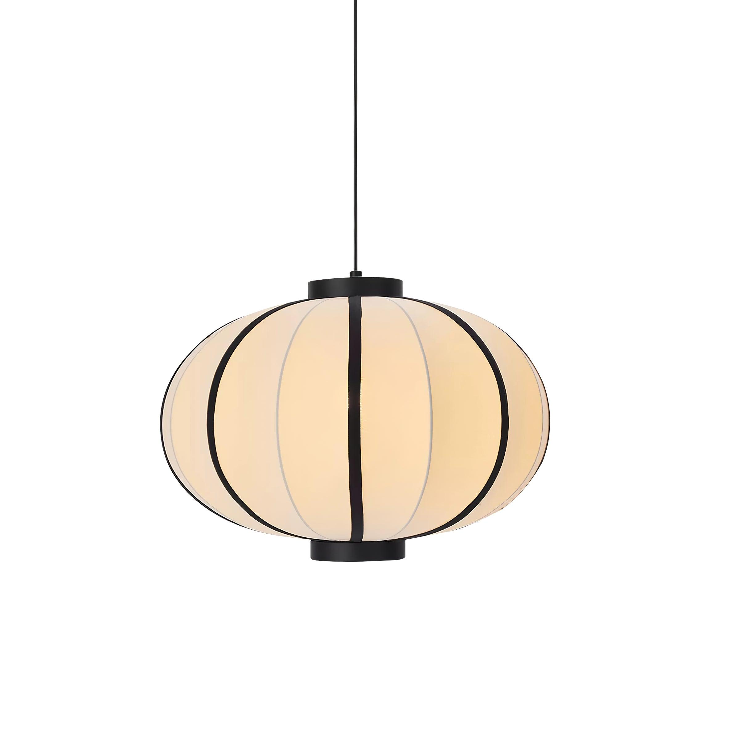 Pendant Lamp Fabric Lantern Shade Frame Vintage - Letslighting