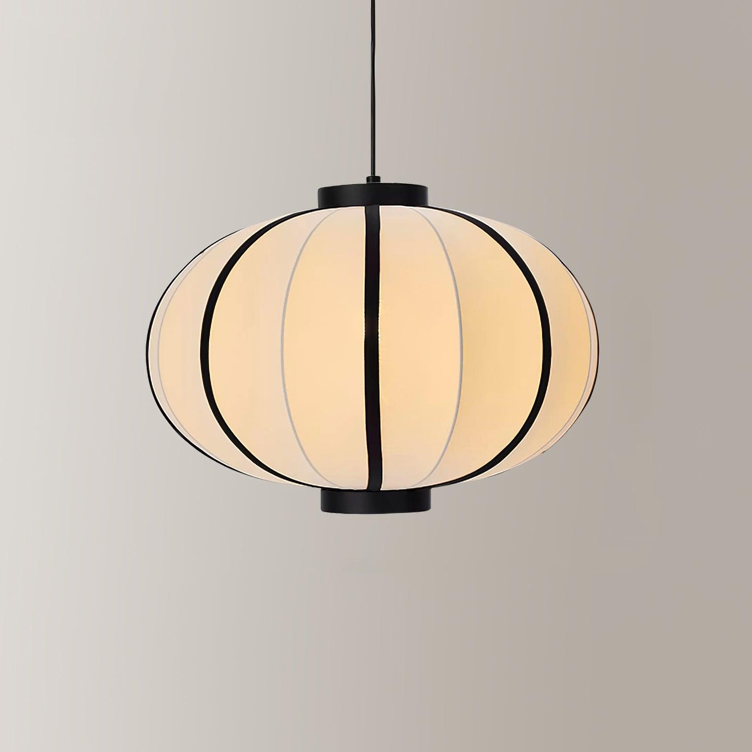 Pendant Lamp Fabric Lantern Shade Frame Vintage - Letslighting