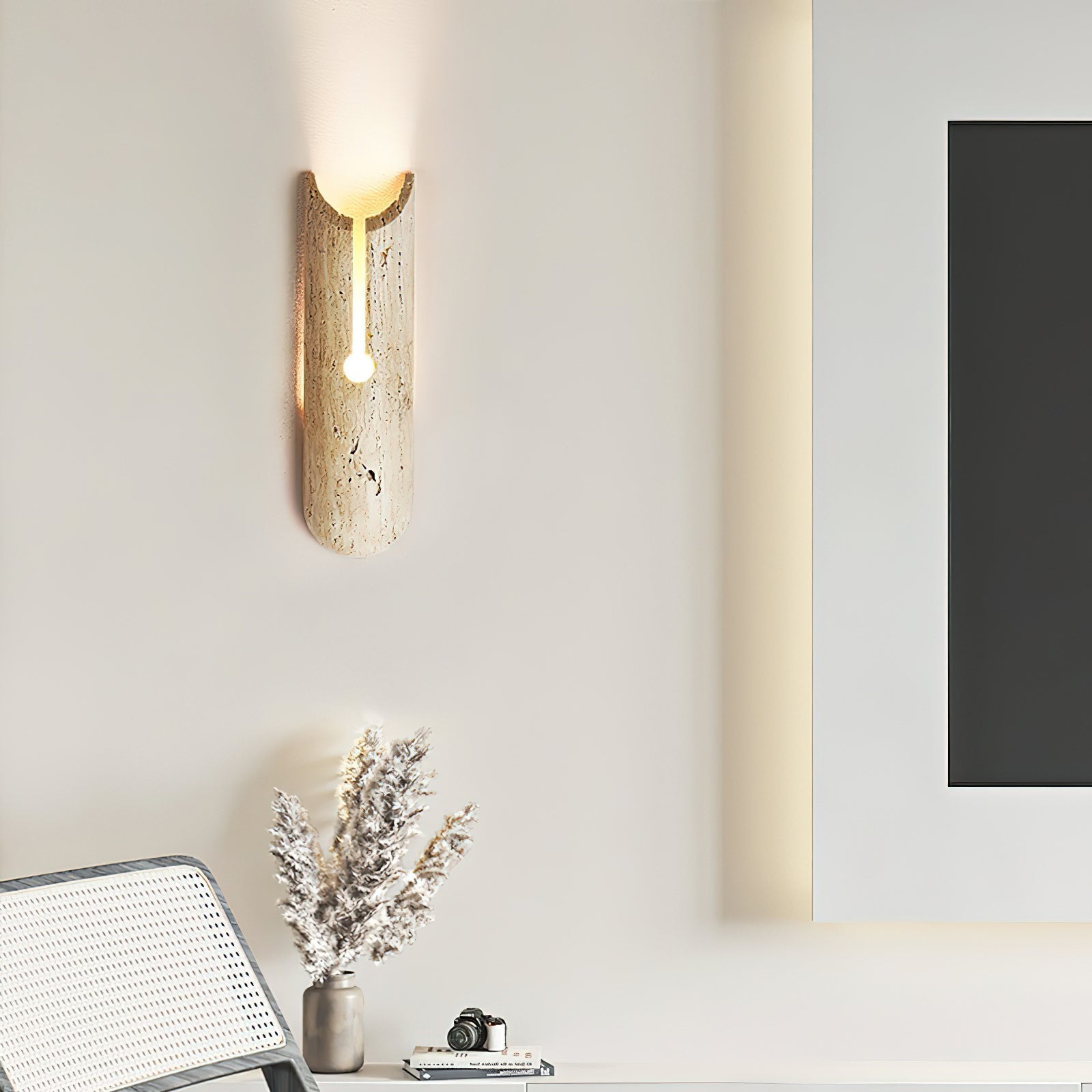 Olnorila Modern Minimalist Travertine Wall Lamp - Letslighting