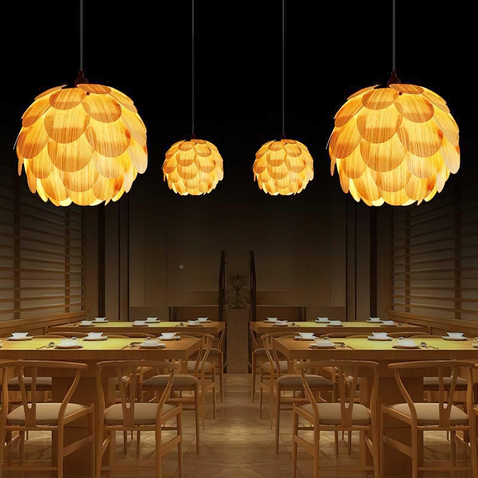 Wlara Modern Wood Pendant Light - Letslighting