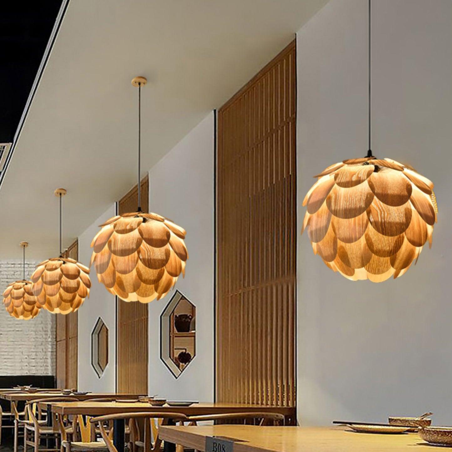 Wlara Modern Wood Pendant Light - Letslighting