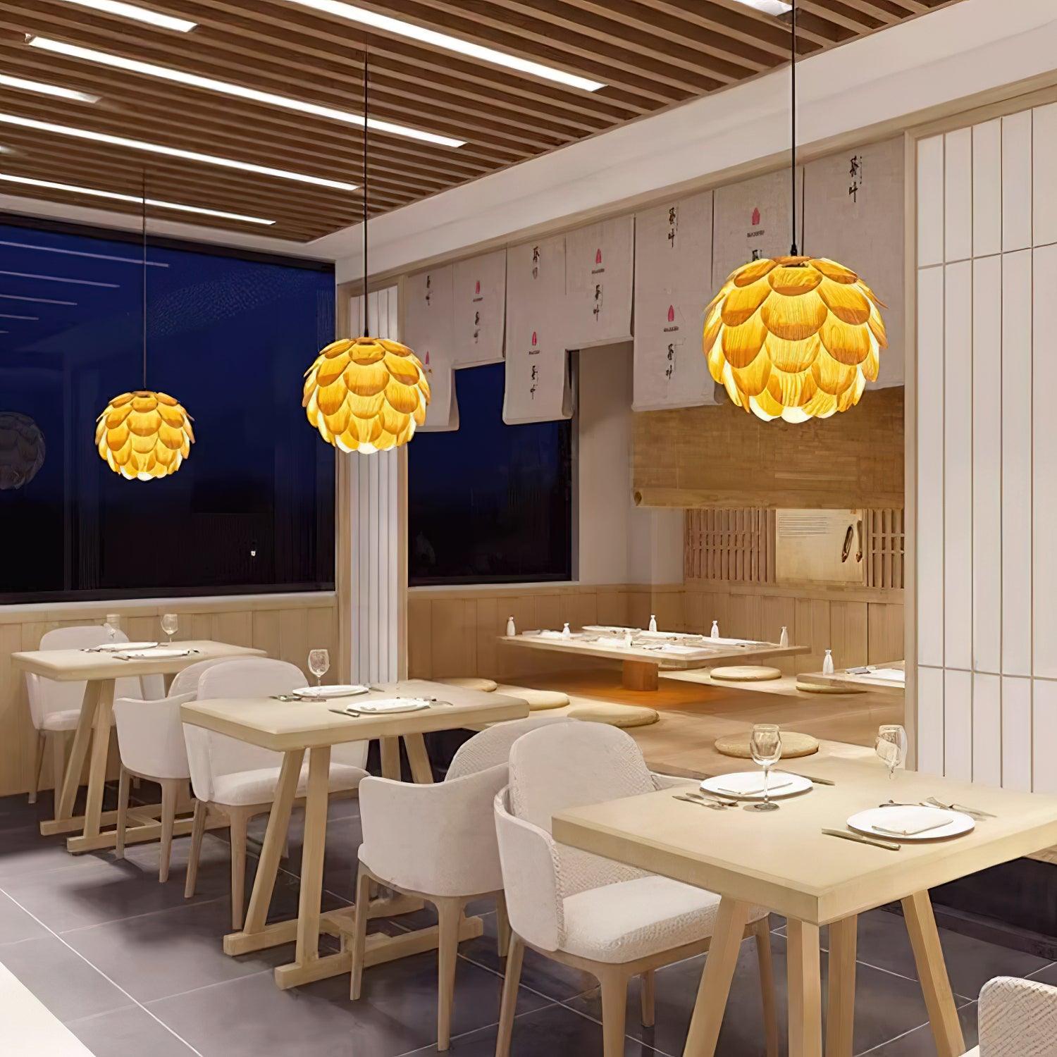 Wlara Modern Wood Pendant Light - Letslighting