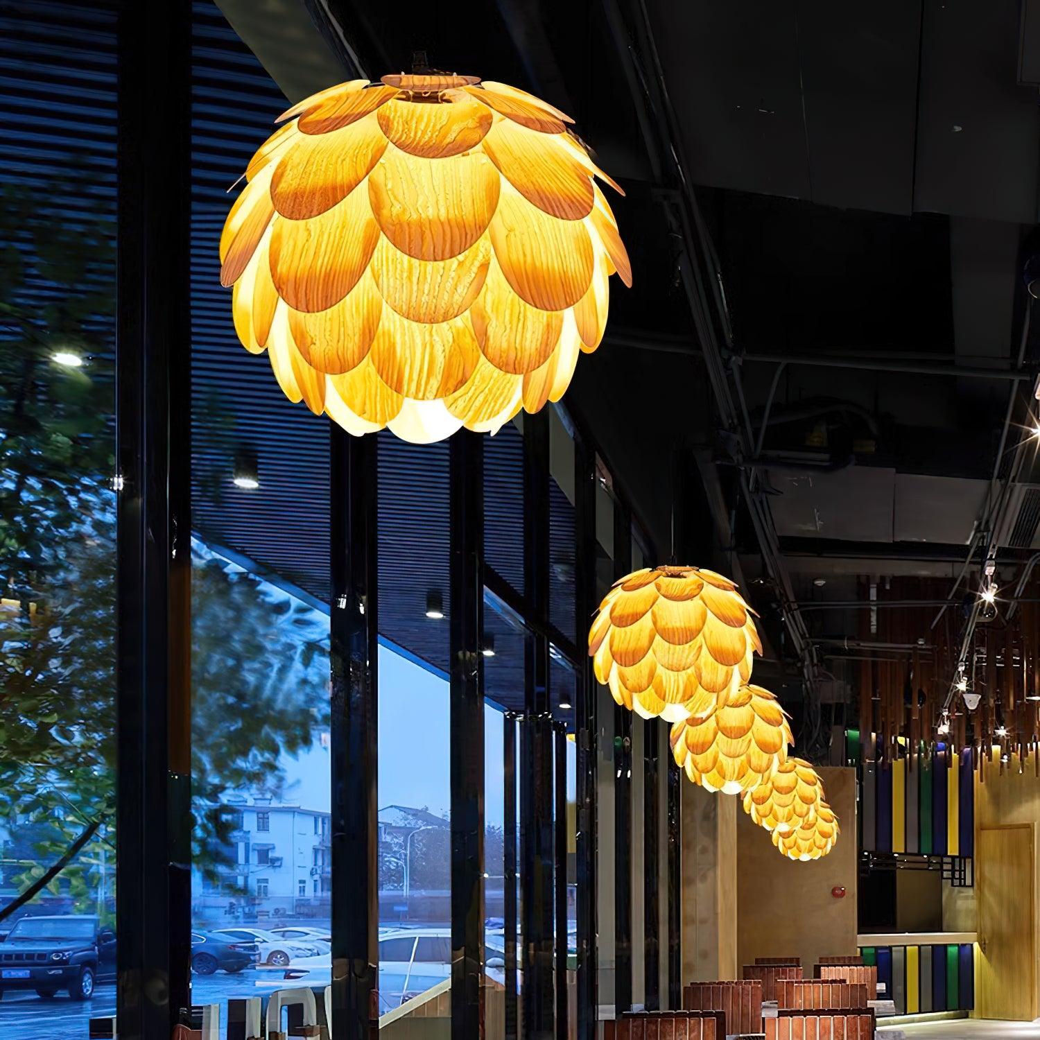 Wlara Modern Wood Pendant Light - Letslighting