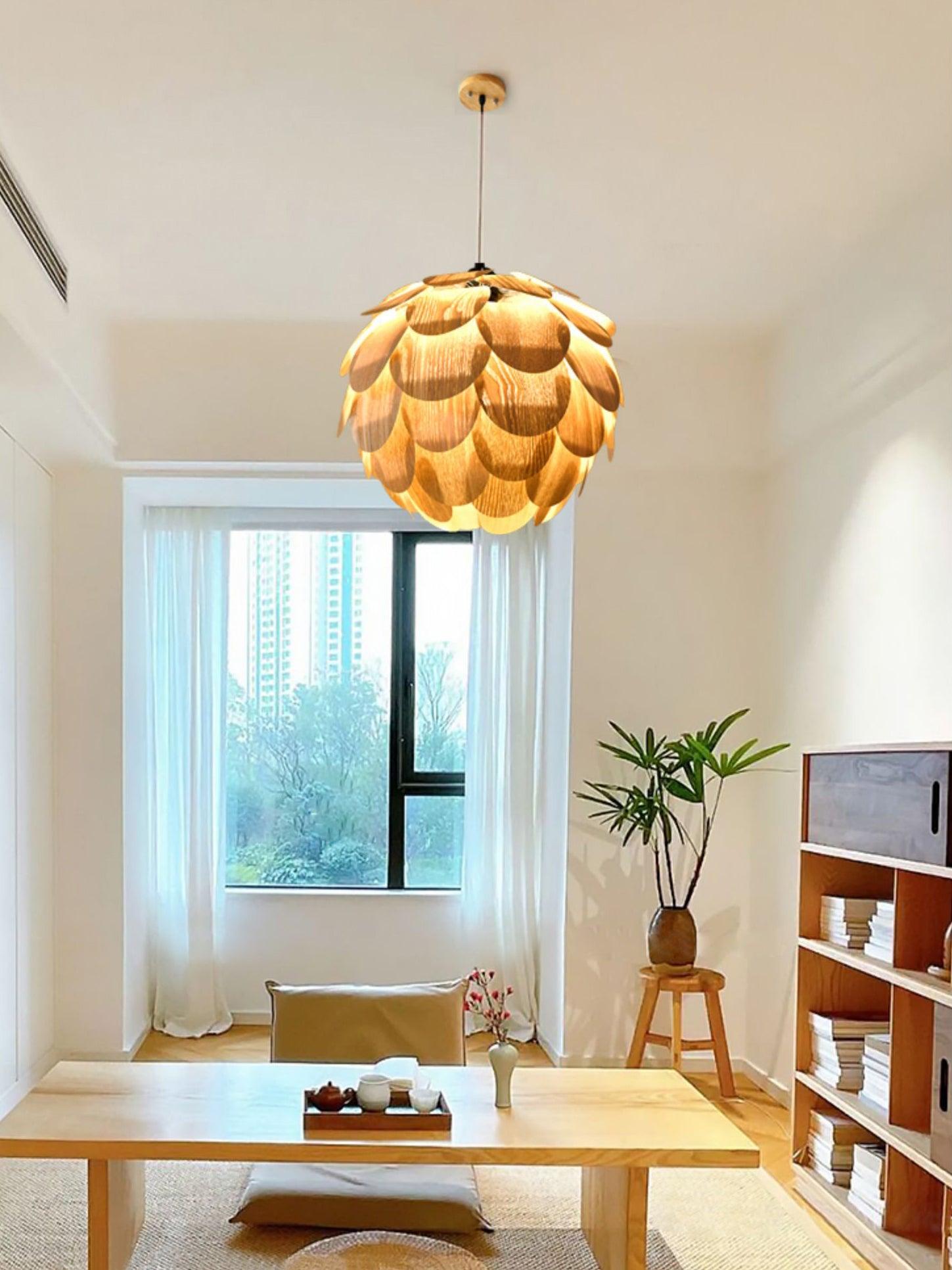 Wlara Modern Wood Pendant Light - Letslighting
