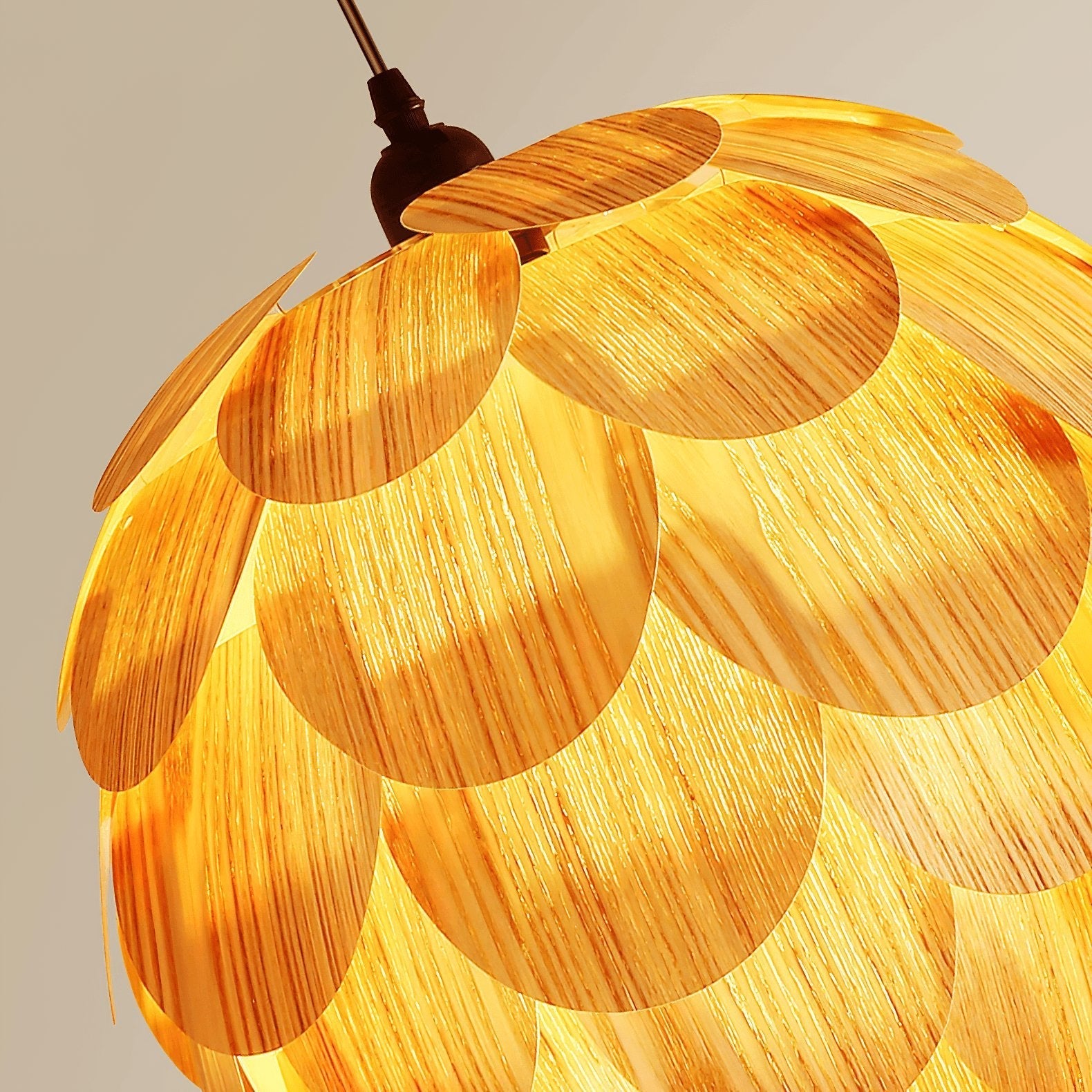Wlara Modern Wood Pendant Light - Letslighting