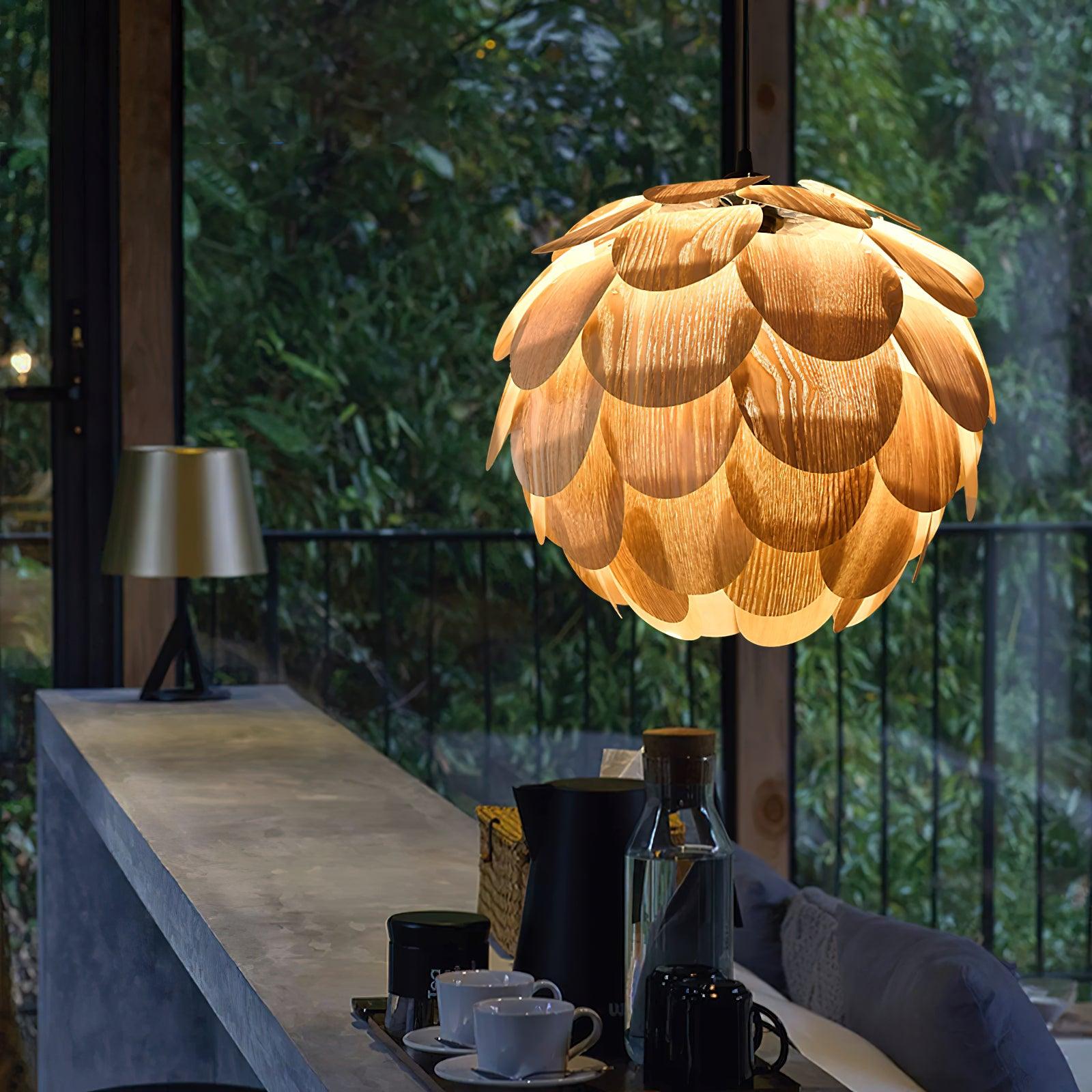 Wlara Modern Wood Pendant Light - Letslighting