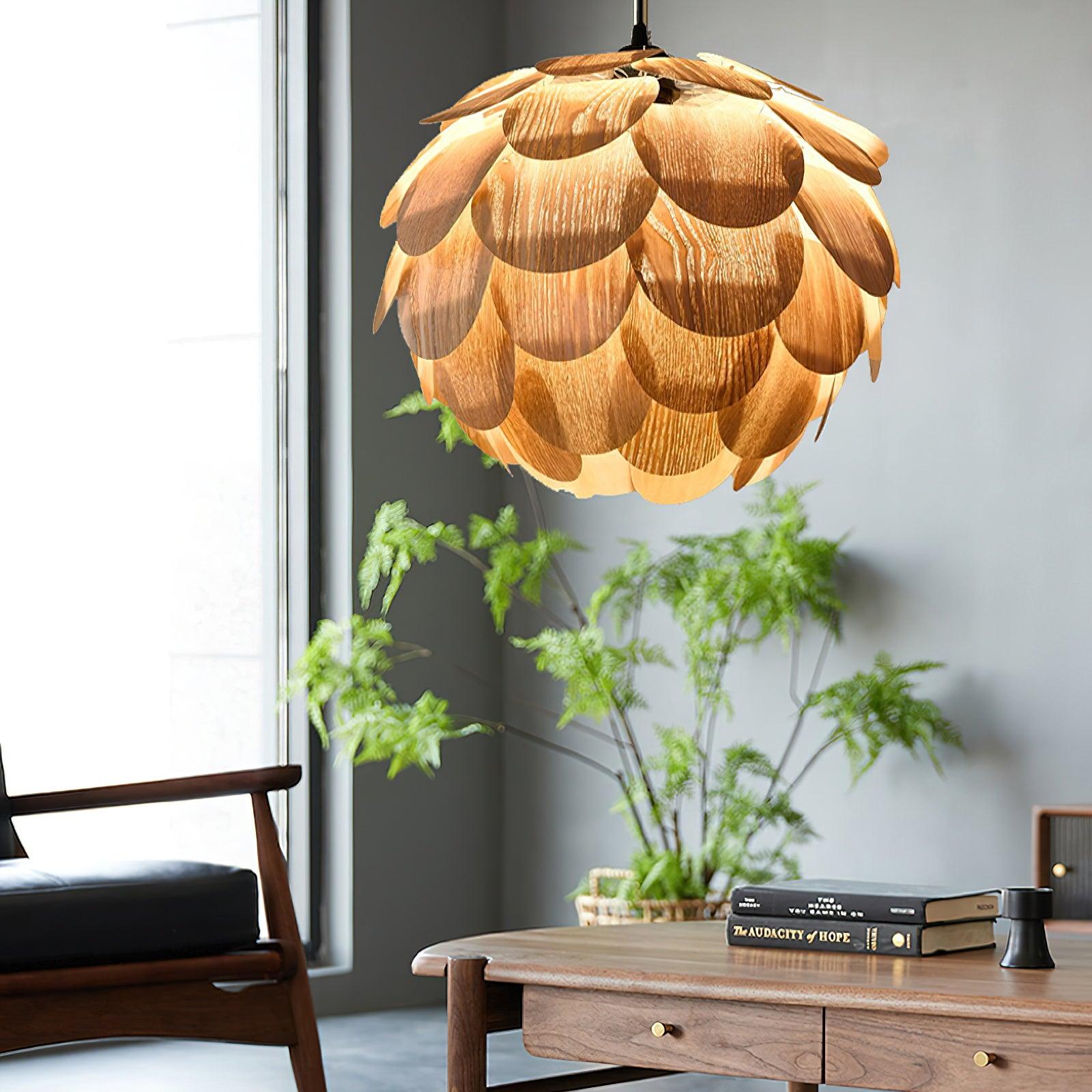 Wlara Modern Wood Pendant Light - Letslighting