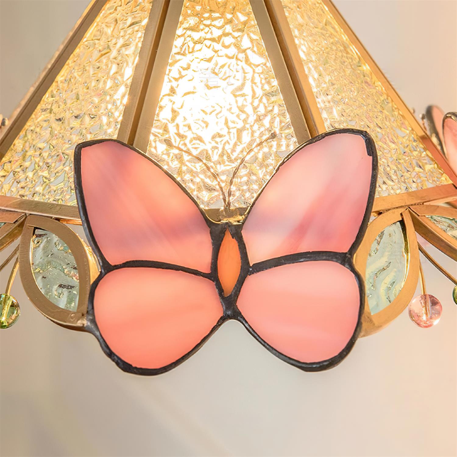 Tiffany Butterfly Stained GlassPendant Light - Letslighting