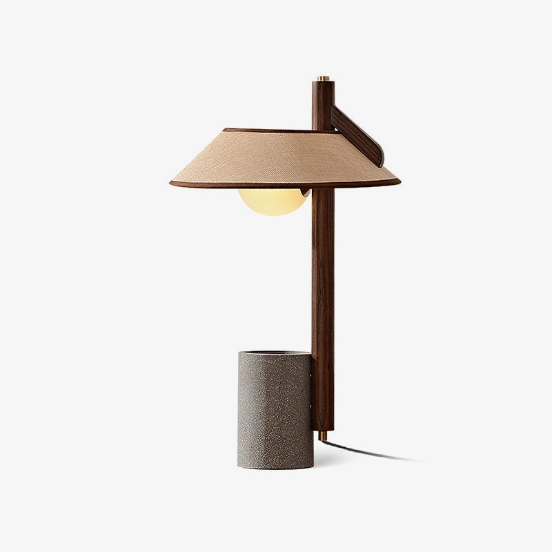 Damon Minimalist Wood Table Lamp - Letslighting