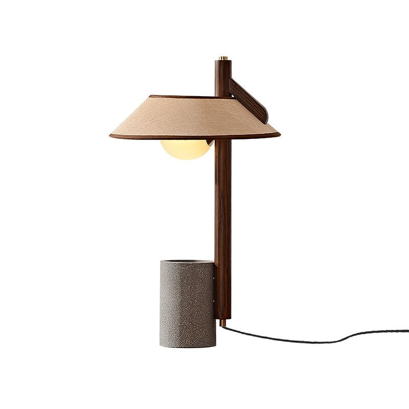 Damon Minimalist Wood Table Lamp - Letslighting