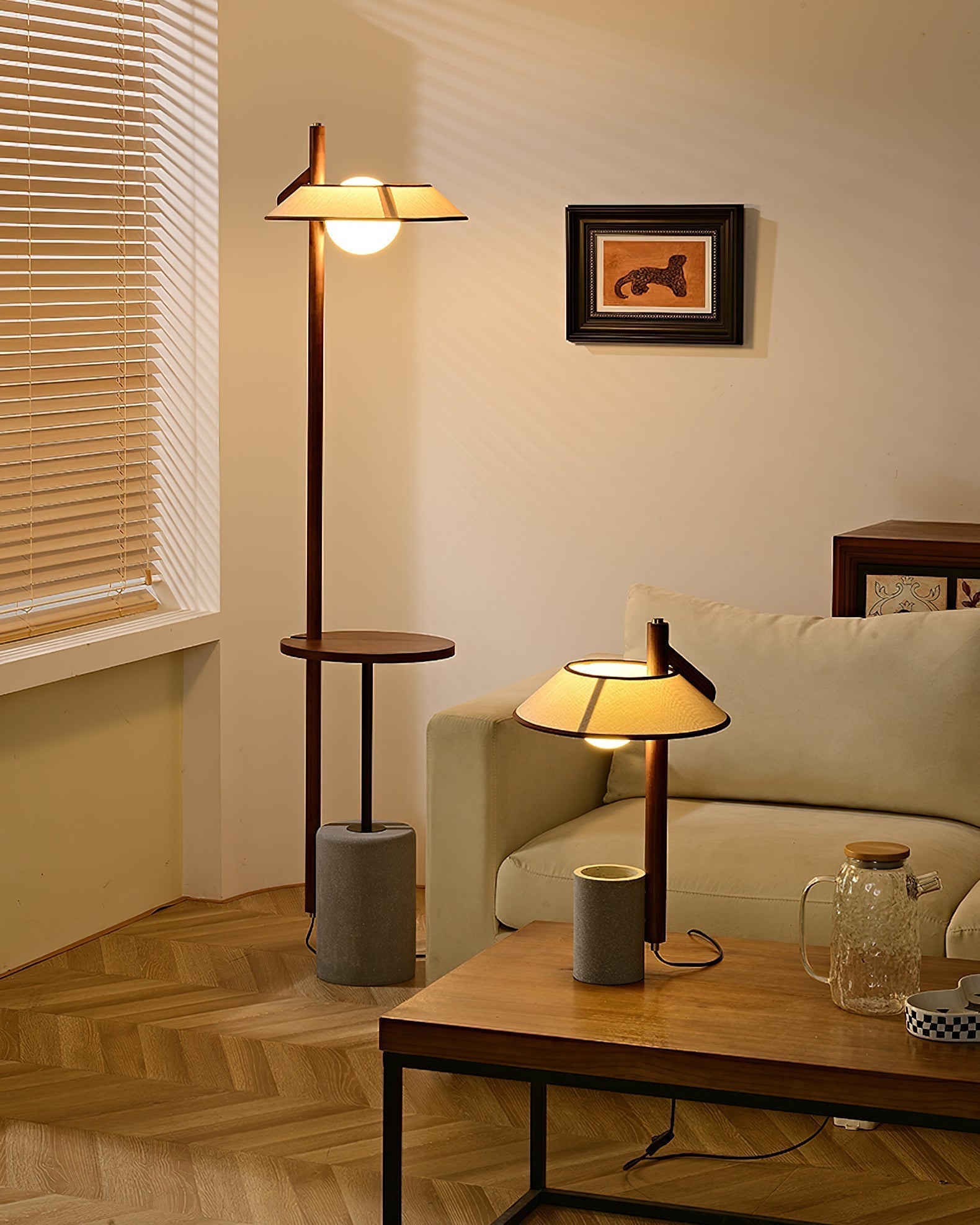 Damon Minimalist Wood Table Lamp - Letslighting