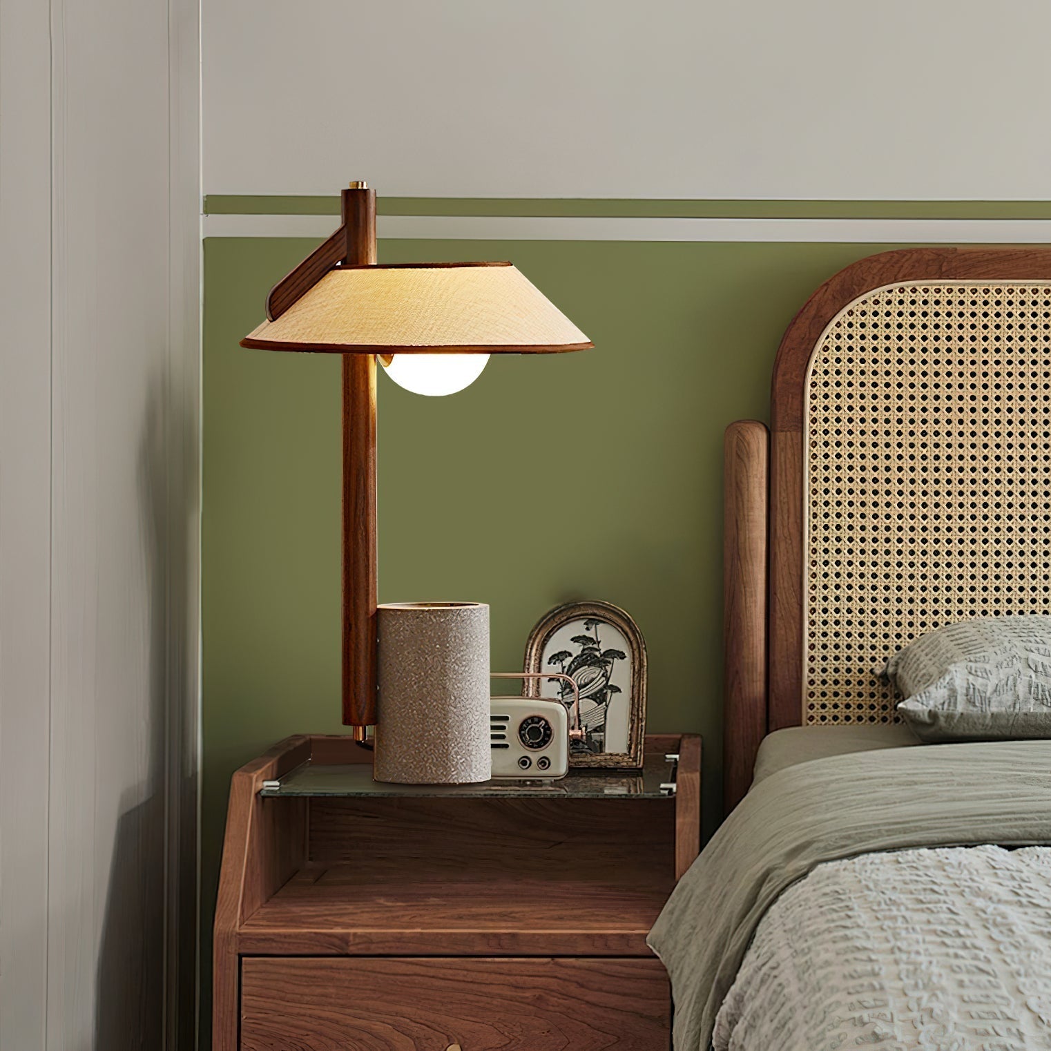 Damon Minimalist Wood Table Lamp - Letslighting