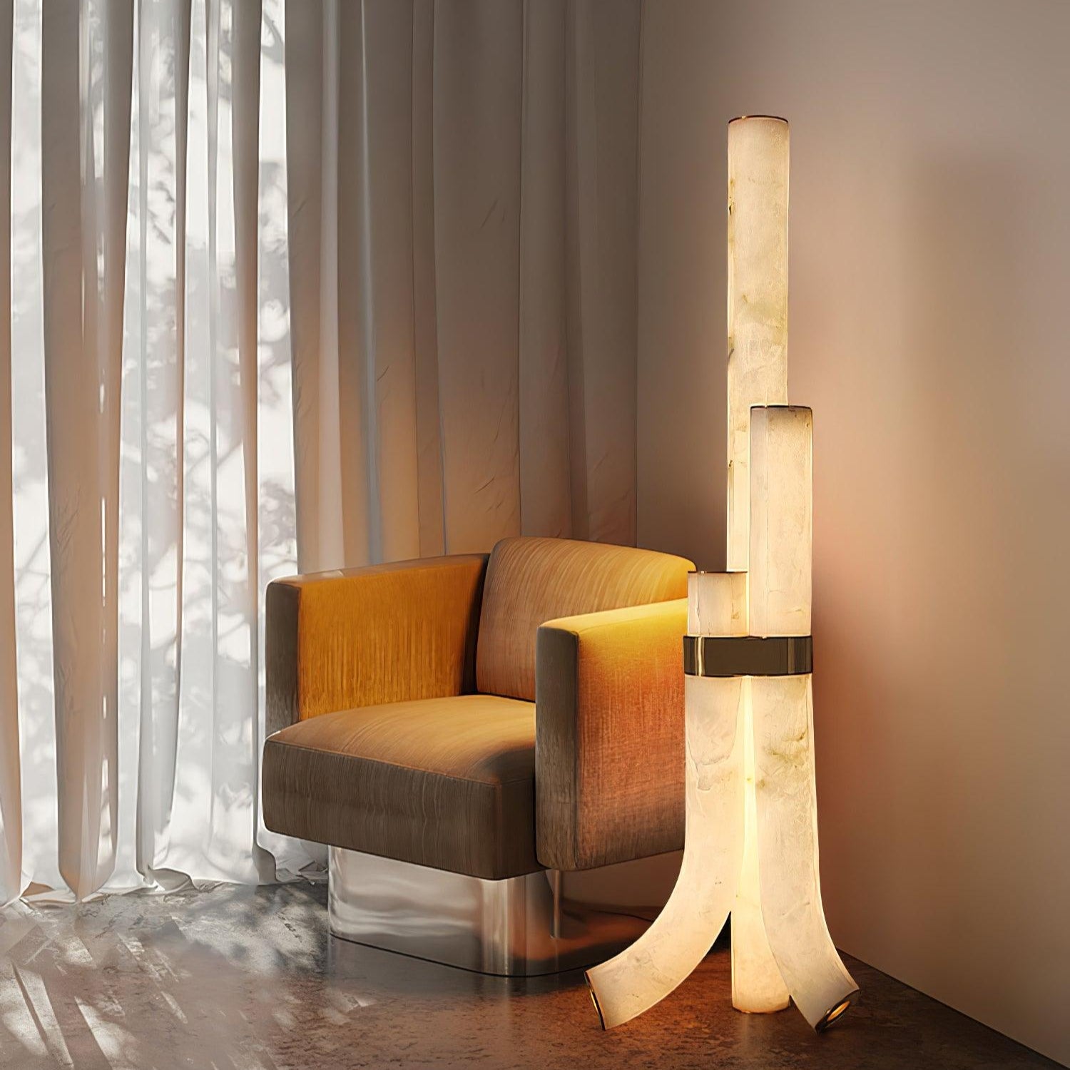 Orion Alabaster Floor Lamp