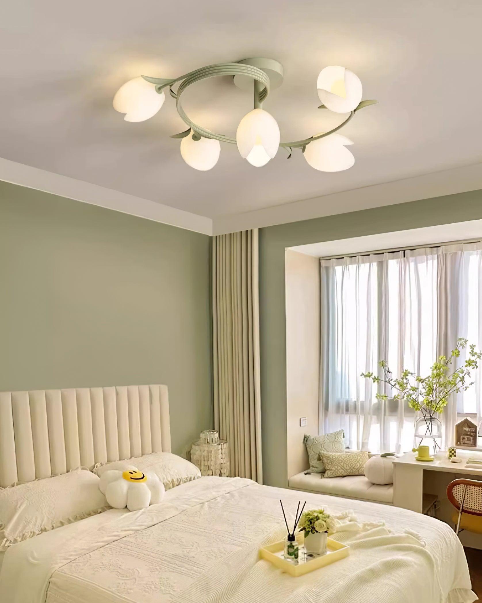 Iris 6-Light Tulip Ceiling Light - Letslighting