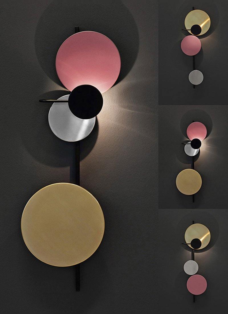 Lustra Wall Lamp Magnetic Discs Artistic - Letslighting