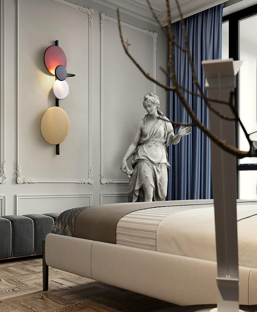 Lustra Wall Lamp Magnetic Discs Artistic - Letslighting